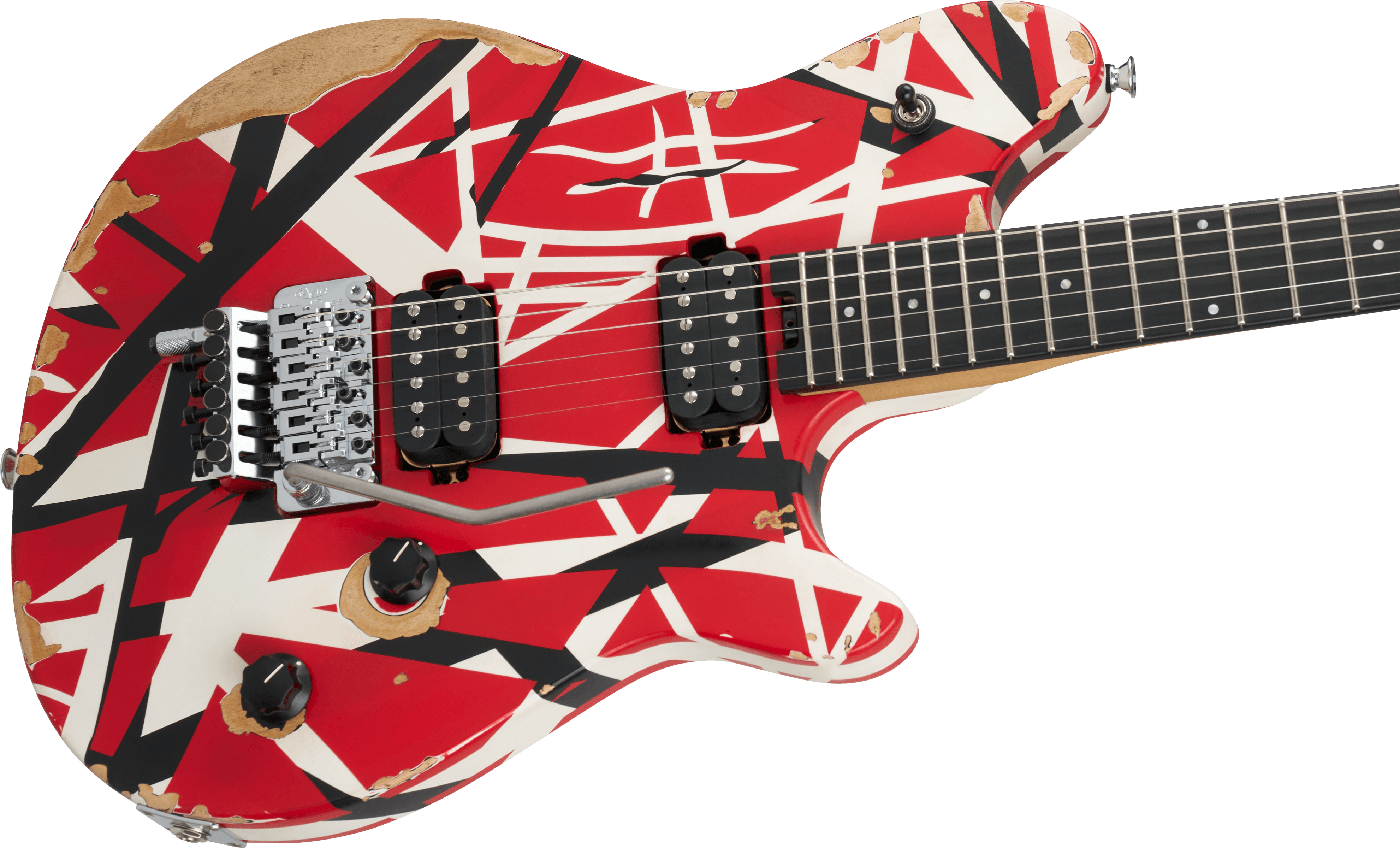 Ltd Wolfgang Special Striped Series, Ebony Red, Black, and White, Aged