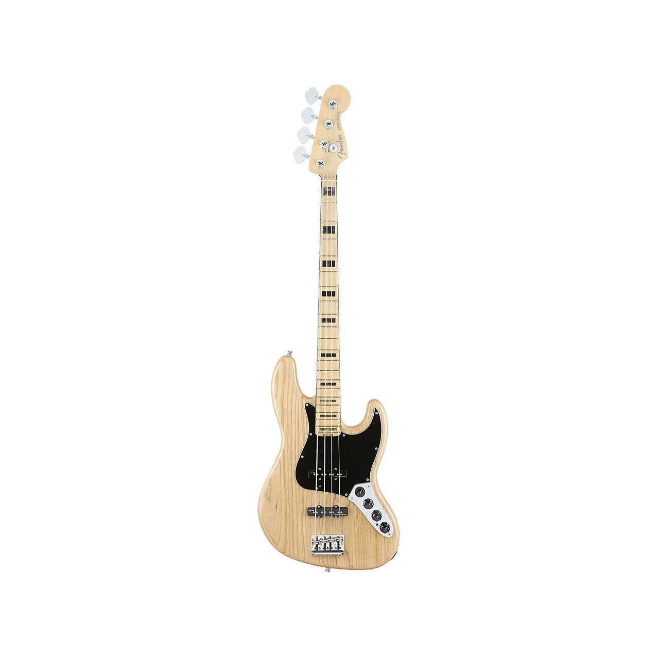 American Elite Jazz Bass MN Ash in Natural
