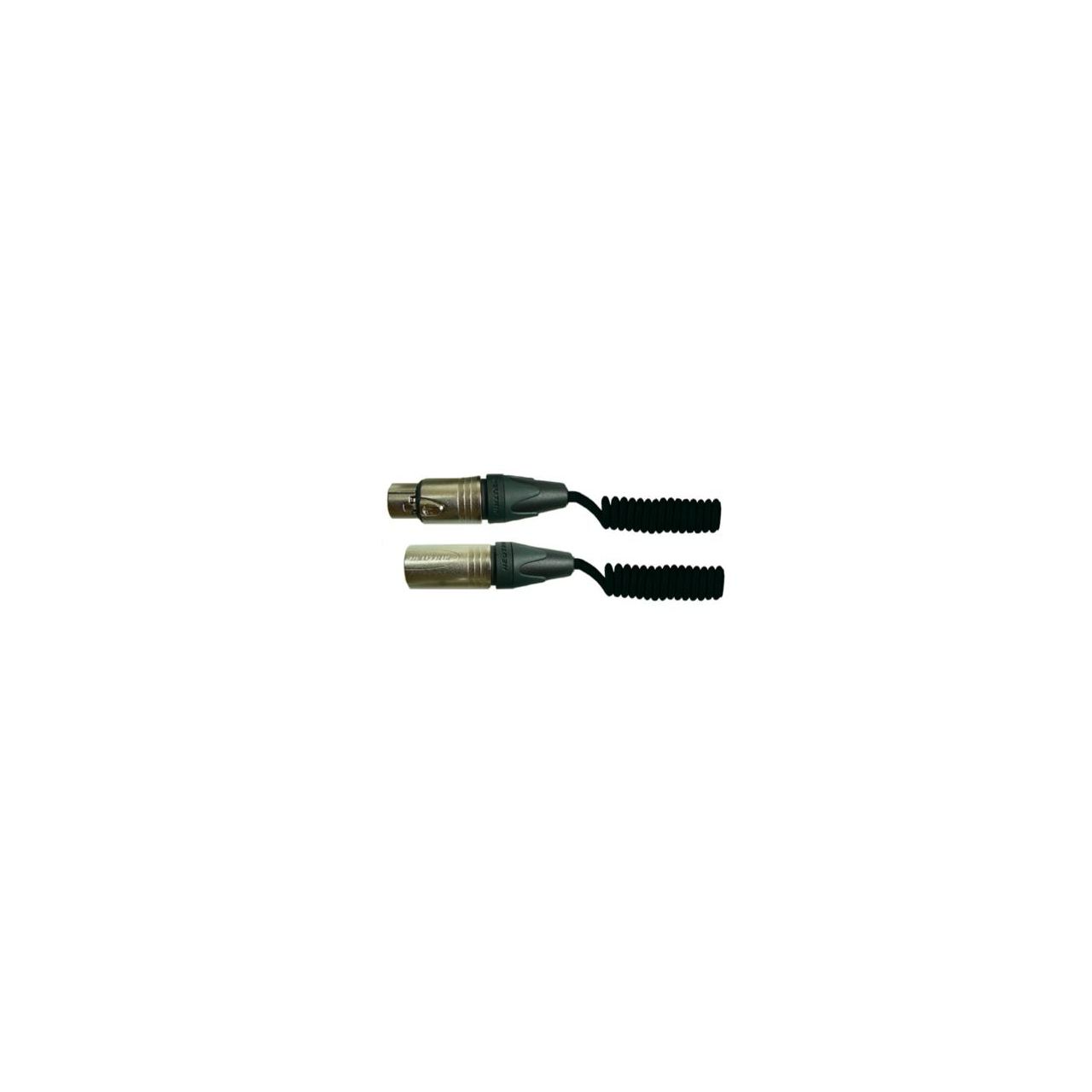 SKM Mikrofon Spiralkabel 4m Neutrik XLR 