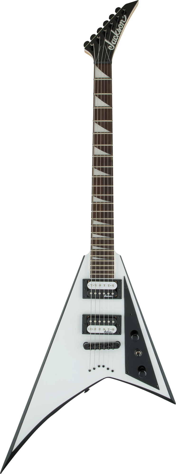 JS Series Rhoads JS32T White with Black Bevels
