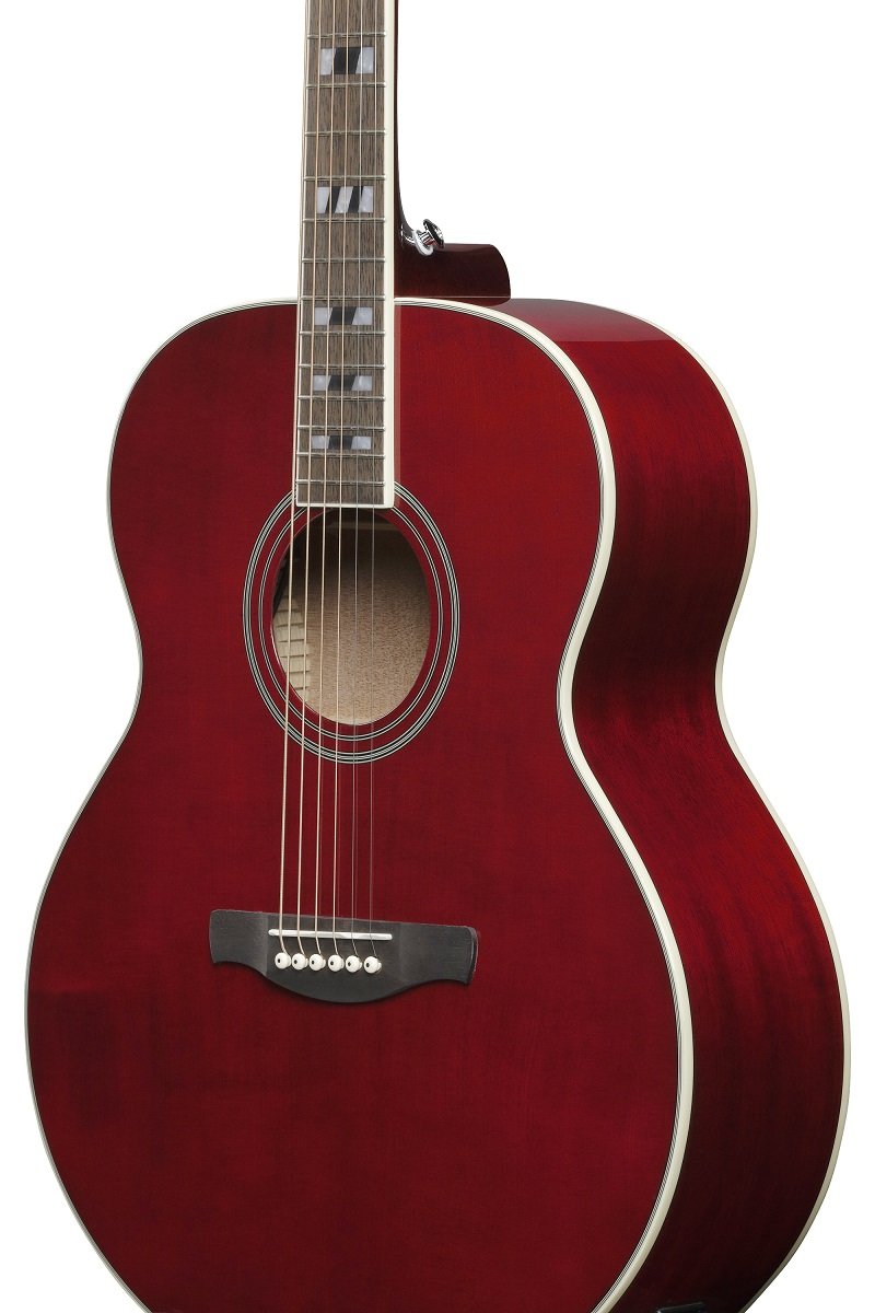 AJ70M1E-WR Wine Red Artwood Jumbo Westerngitarre