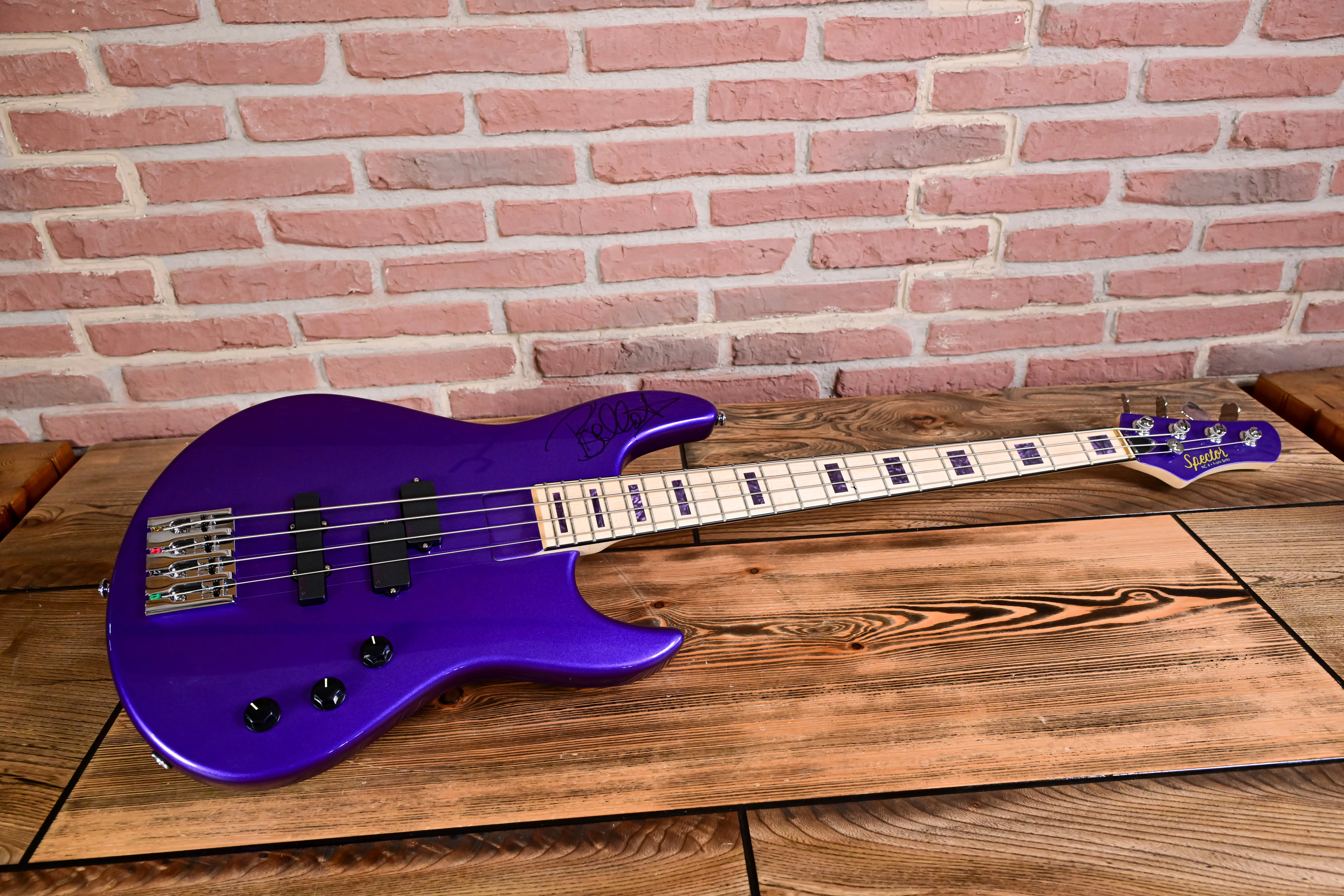 NC-4 Bass Metallic Purple - Signed by Frank Bello Signature -  #2