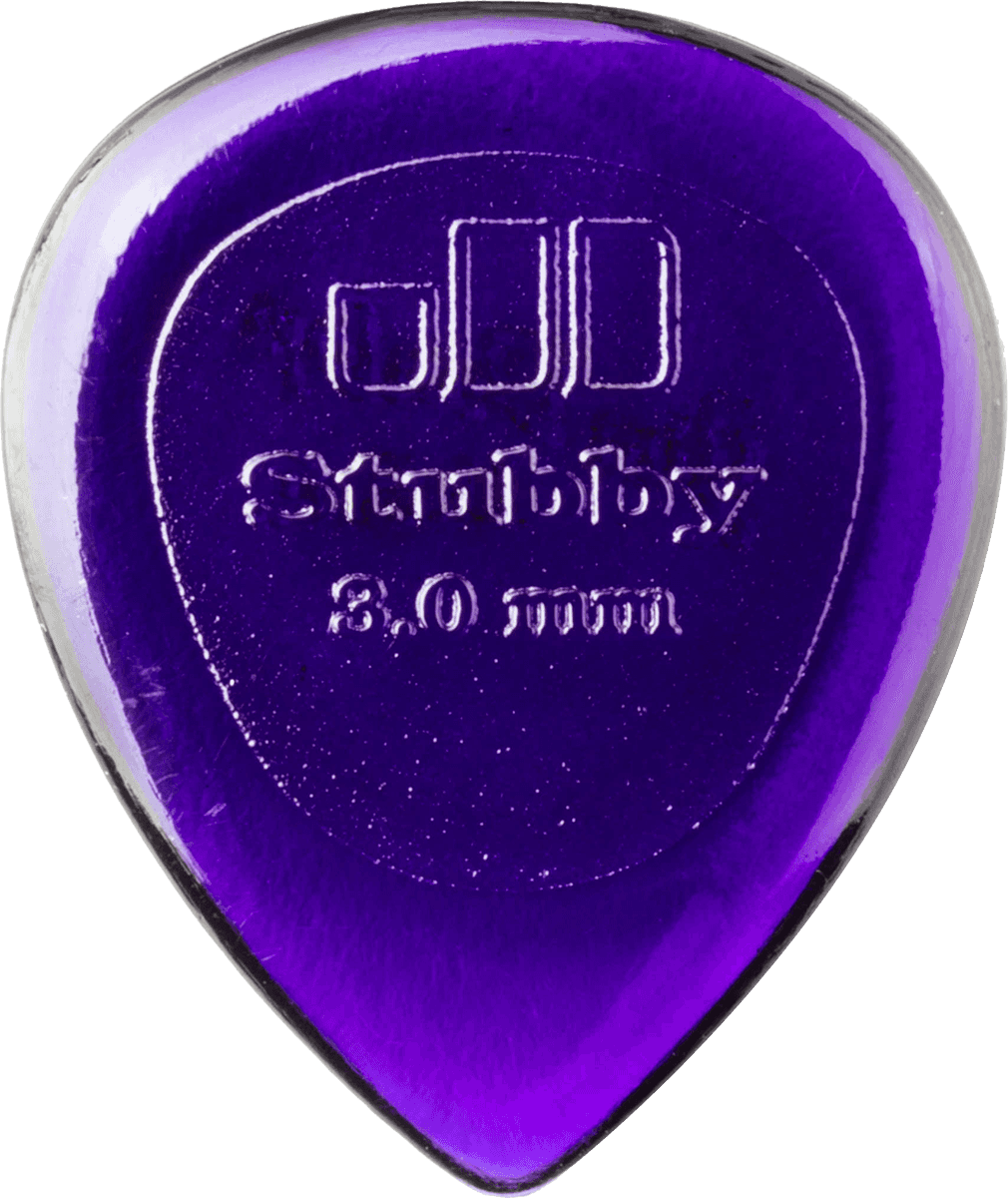 Stubby Jazz Picks, Player's Pack, 6 pcs., dark purple, 3.00 mm 