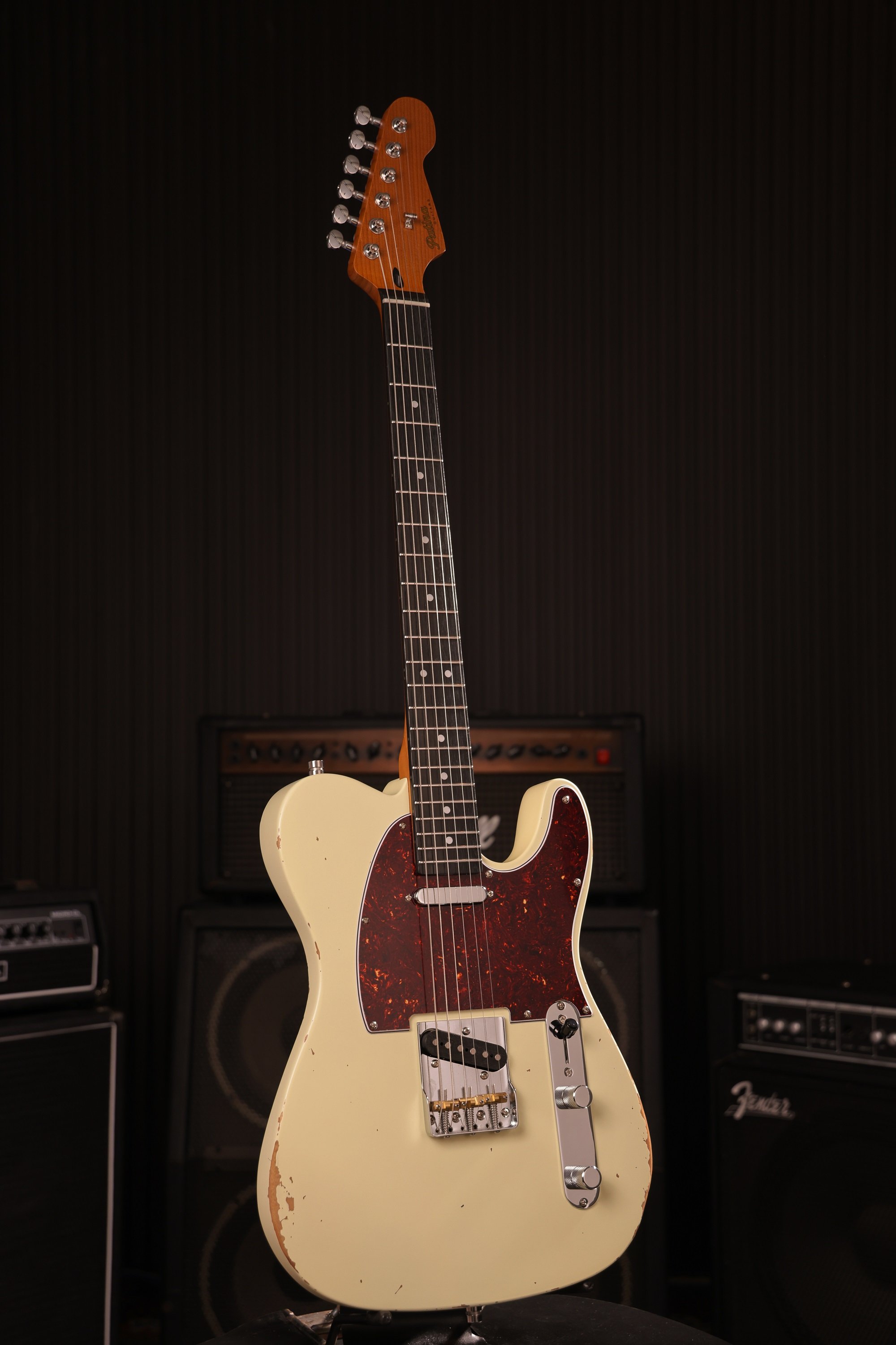 PT-6 OW R Olympic White Relic E-Gitarre