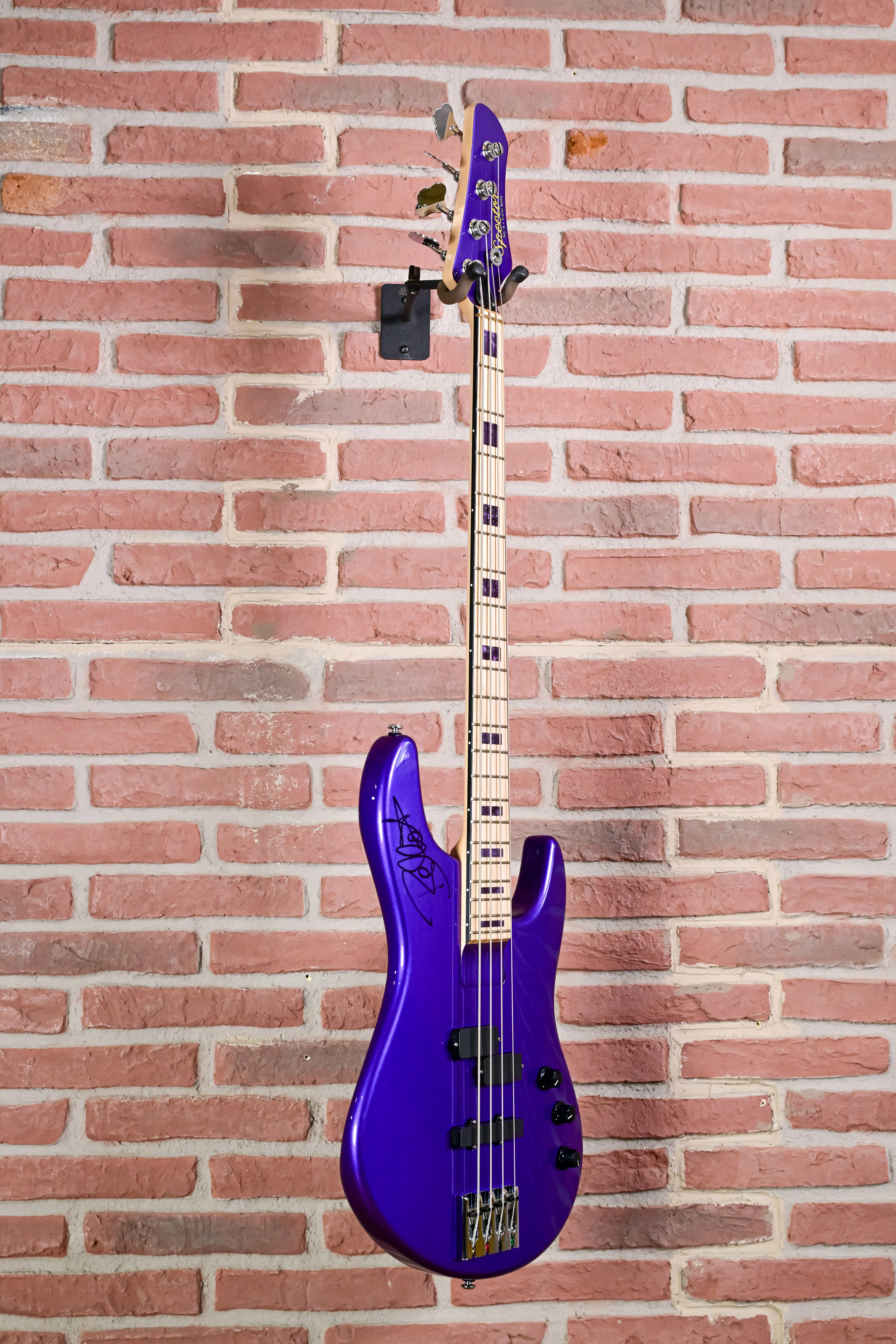 NC-4 Signed by Frank Bello Signature Bass Metallic Purple #1