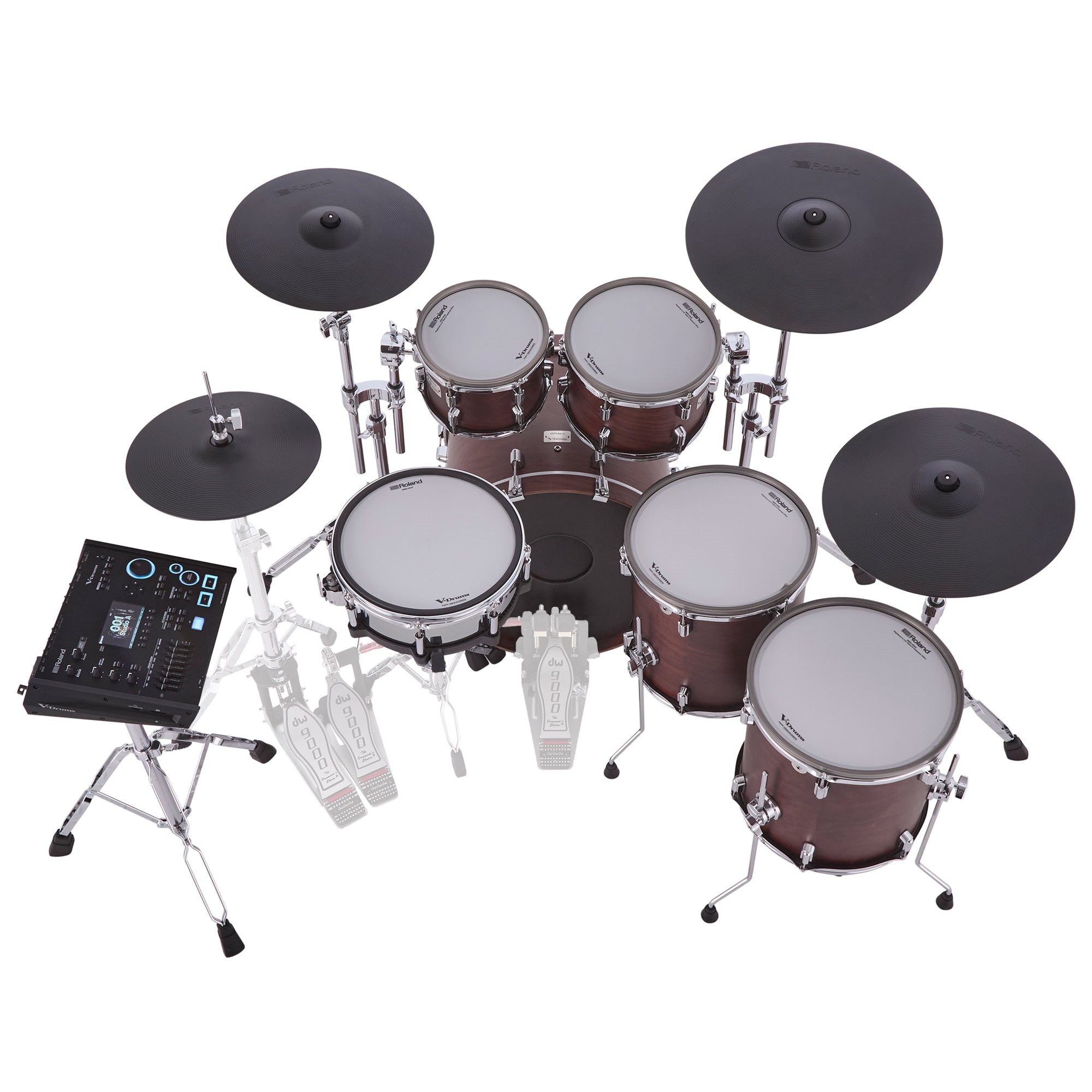 ROLAND VAD716-SW E-Drum Set Ansicht von oben