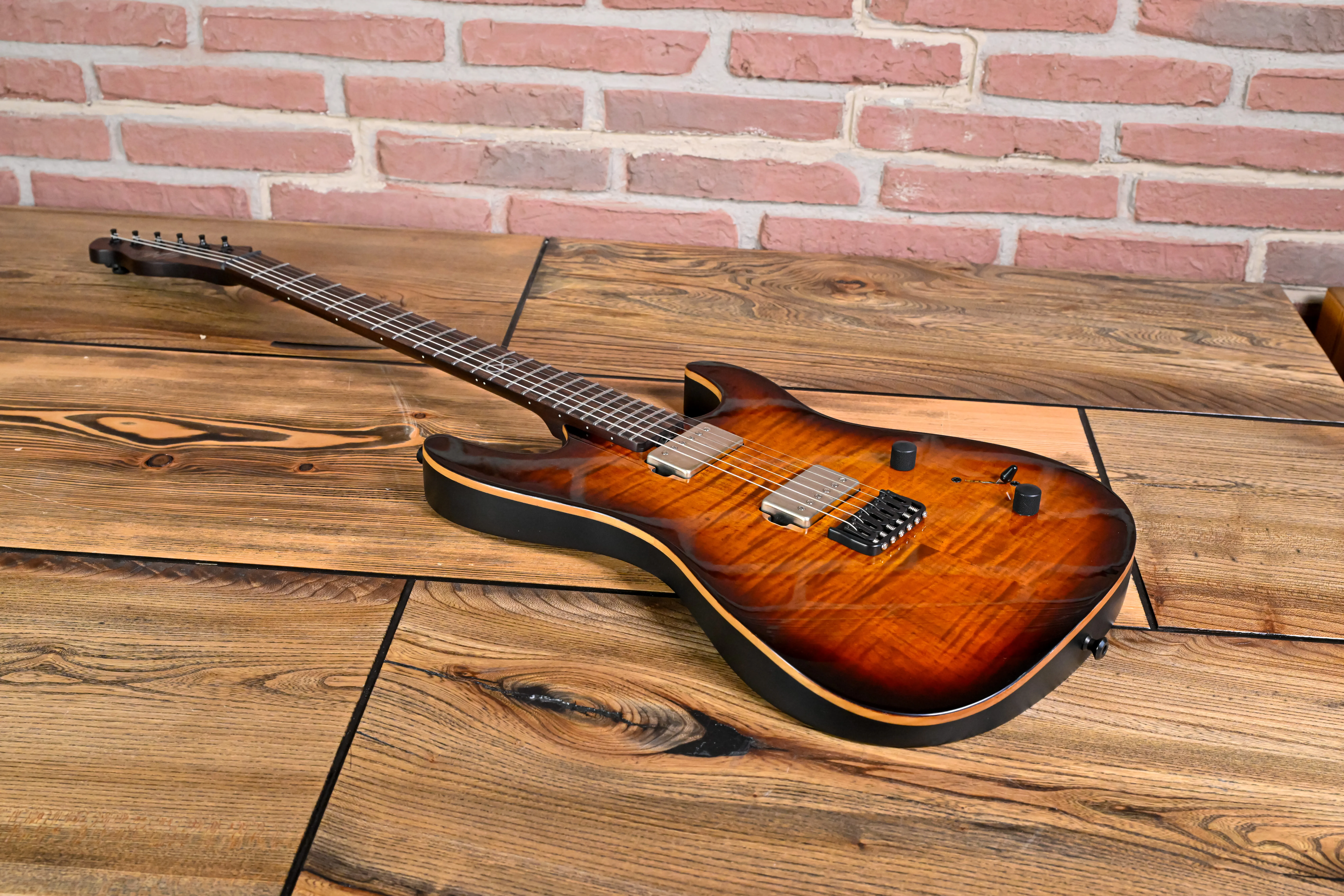 Chapman Scout Legacy Tiger Eye Burst Guitar