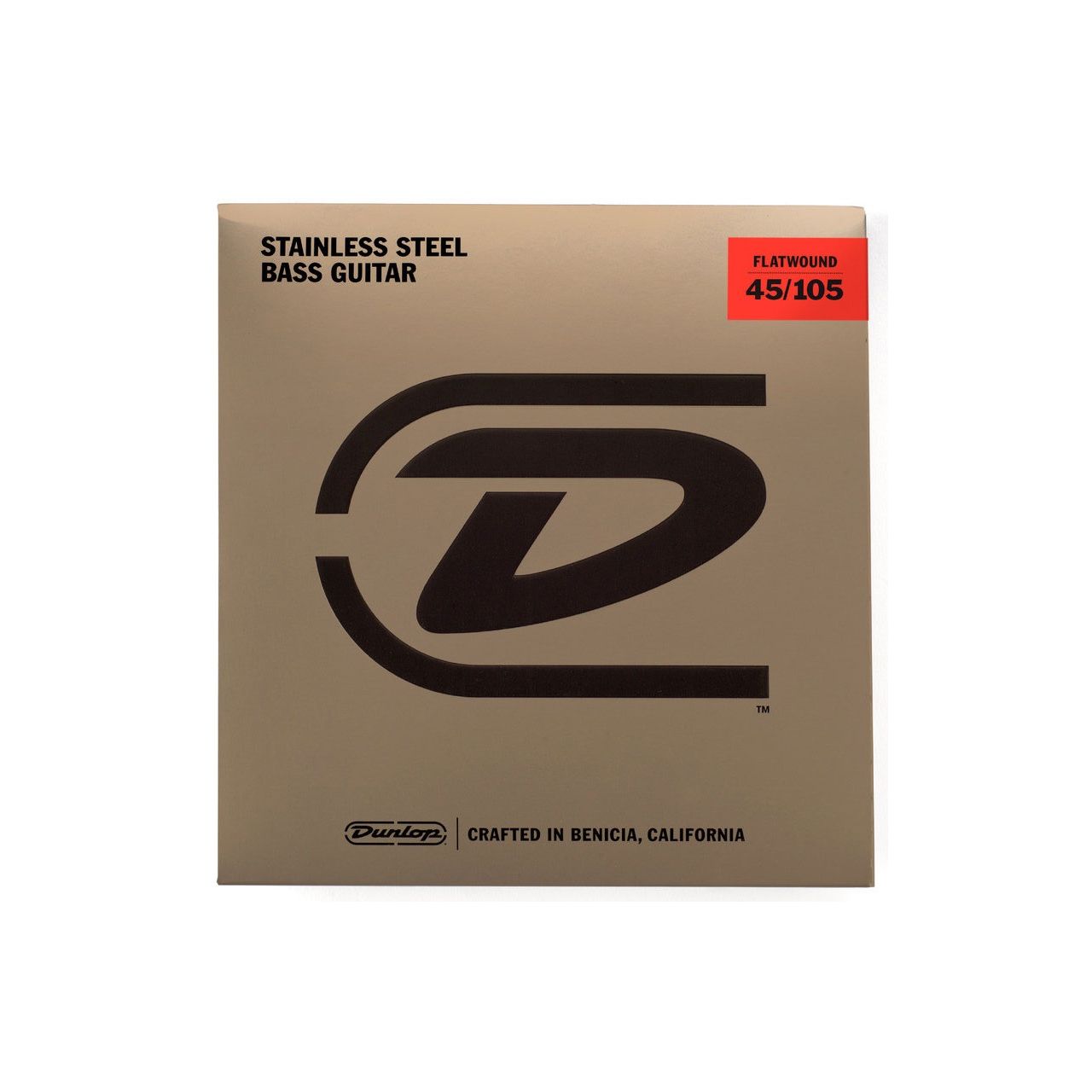 Bass Flatwound Stainless Steel - Bass String Set, 4-String Medium, .045"-.105"