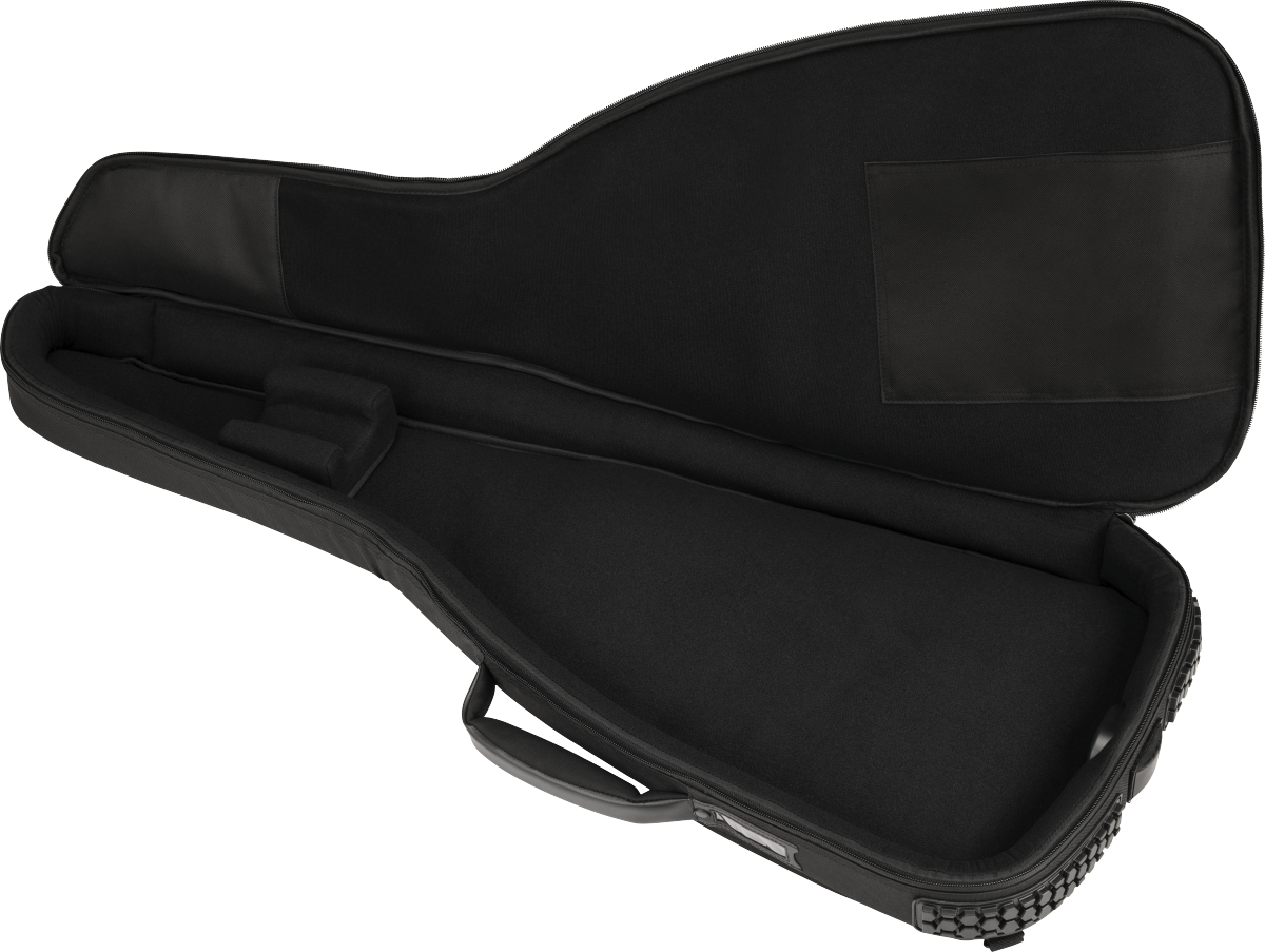 Striped Gig Bag, Black and Gray