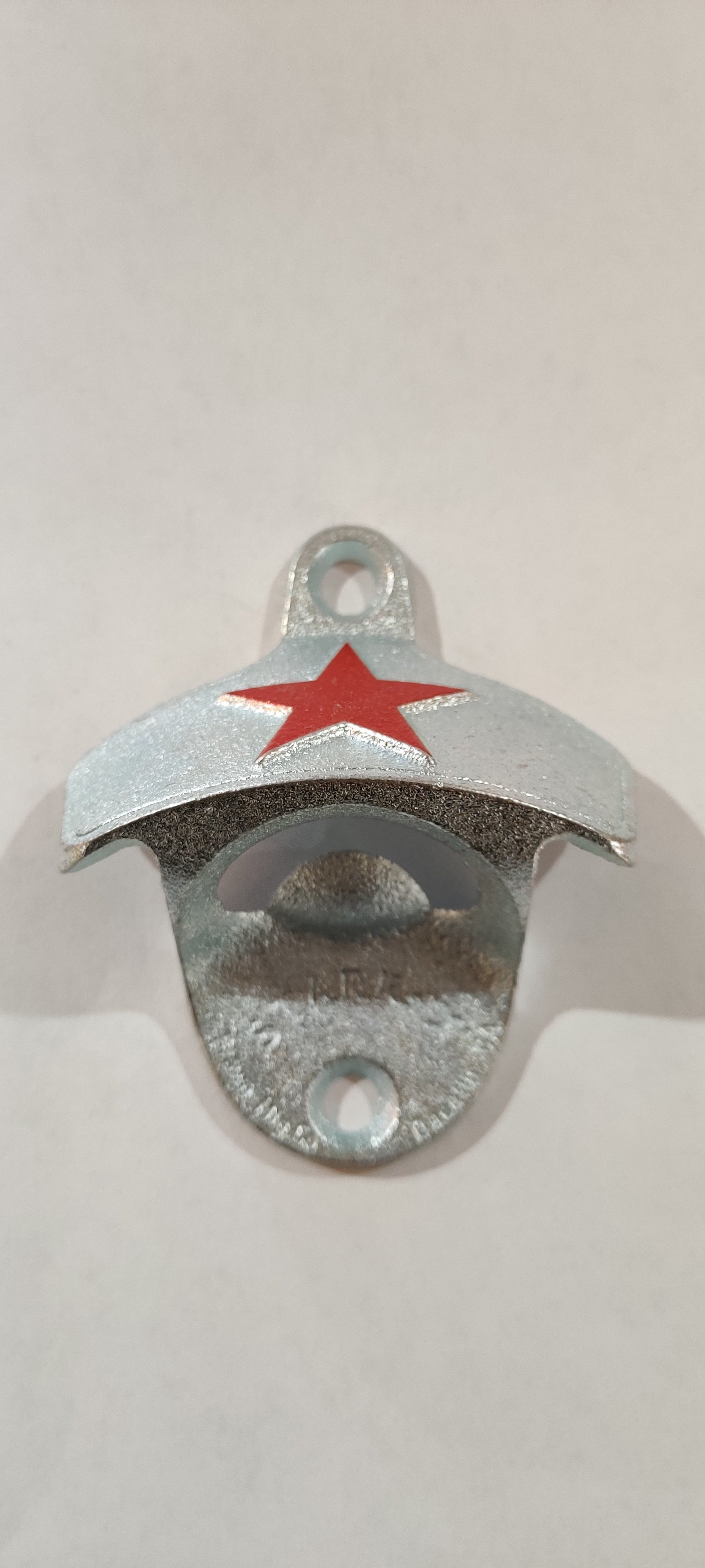 Wandflaschenöffner Roter Stern