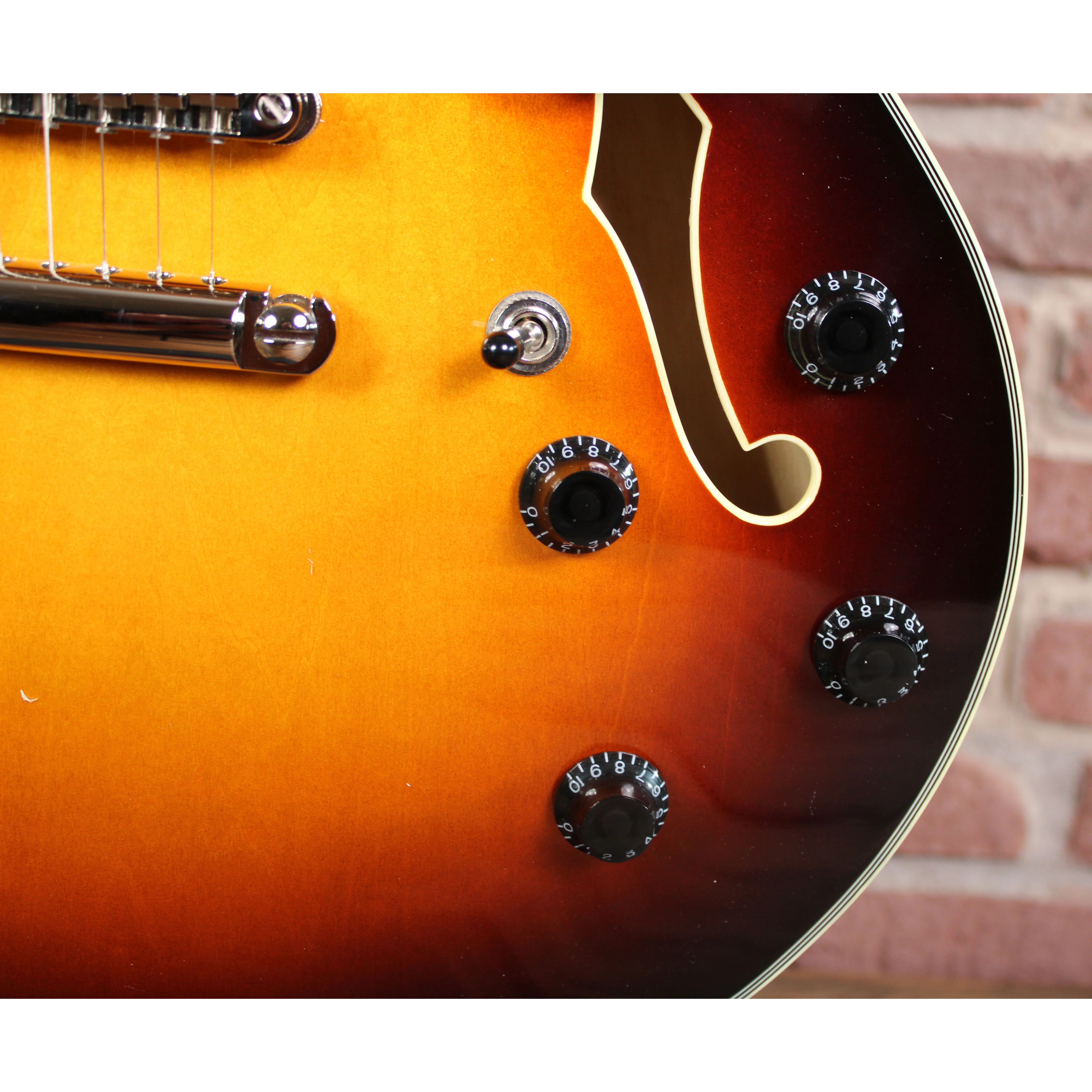 T386-SB Sunburst  Thinline E-Gitarre