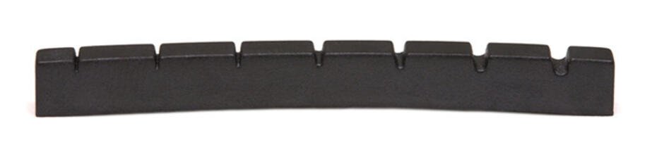 Black TUSQ XL PT-5700-00 - Slotted Guitar Nut, 7-String - Electric, F-Style, Curved