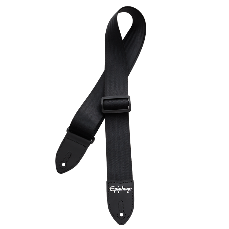 Seatbelt Guitar Strap Black