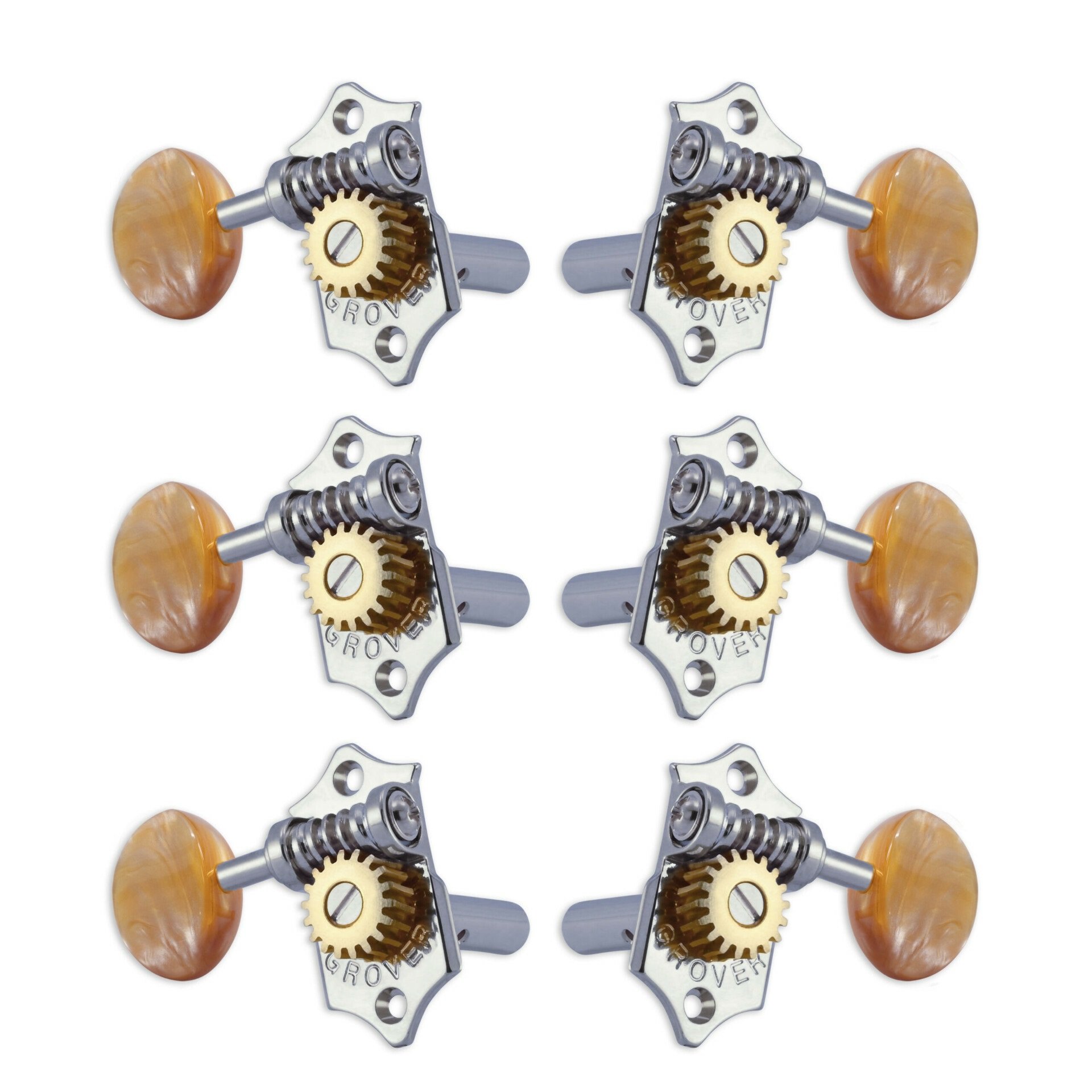 H97-18CAA Original Sta-Tite Machine  Head 3 + 3 - Chrome