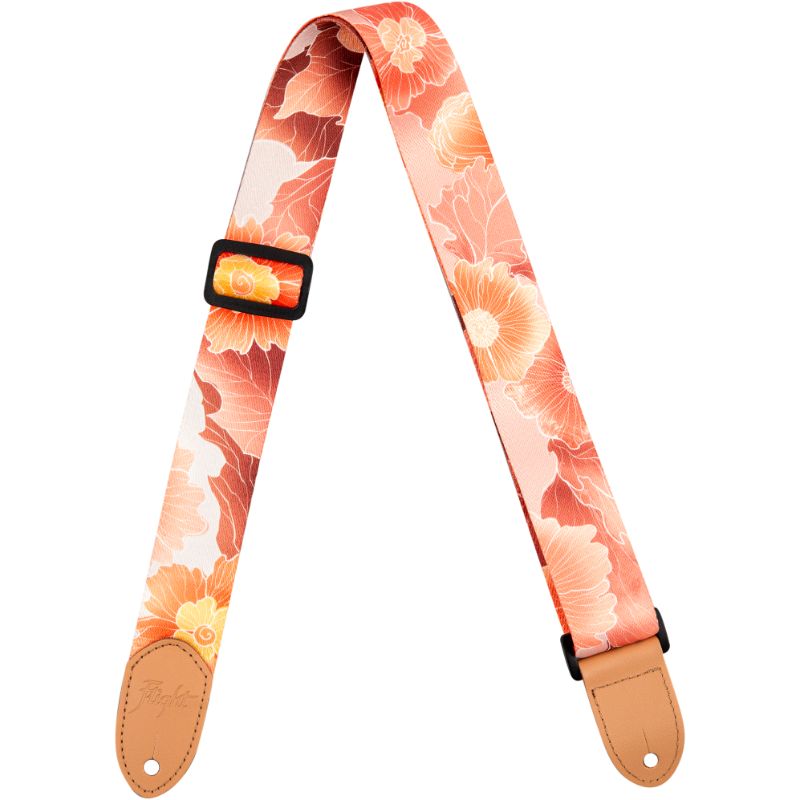 S35 Flower Polyester Ukulele Strap