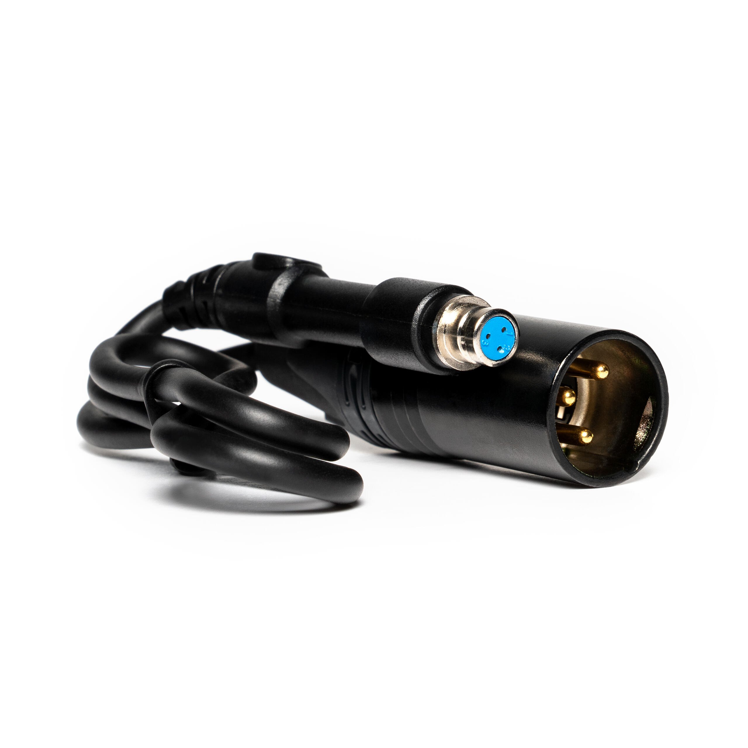 Audiokabel, XLR-Stecker, Mini-XLR-Stecker, schwarzes Kabel, 3-polig