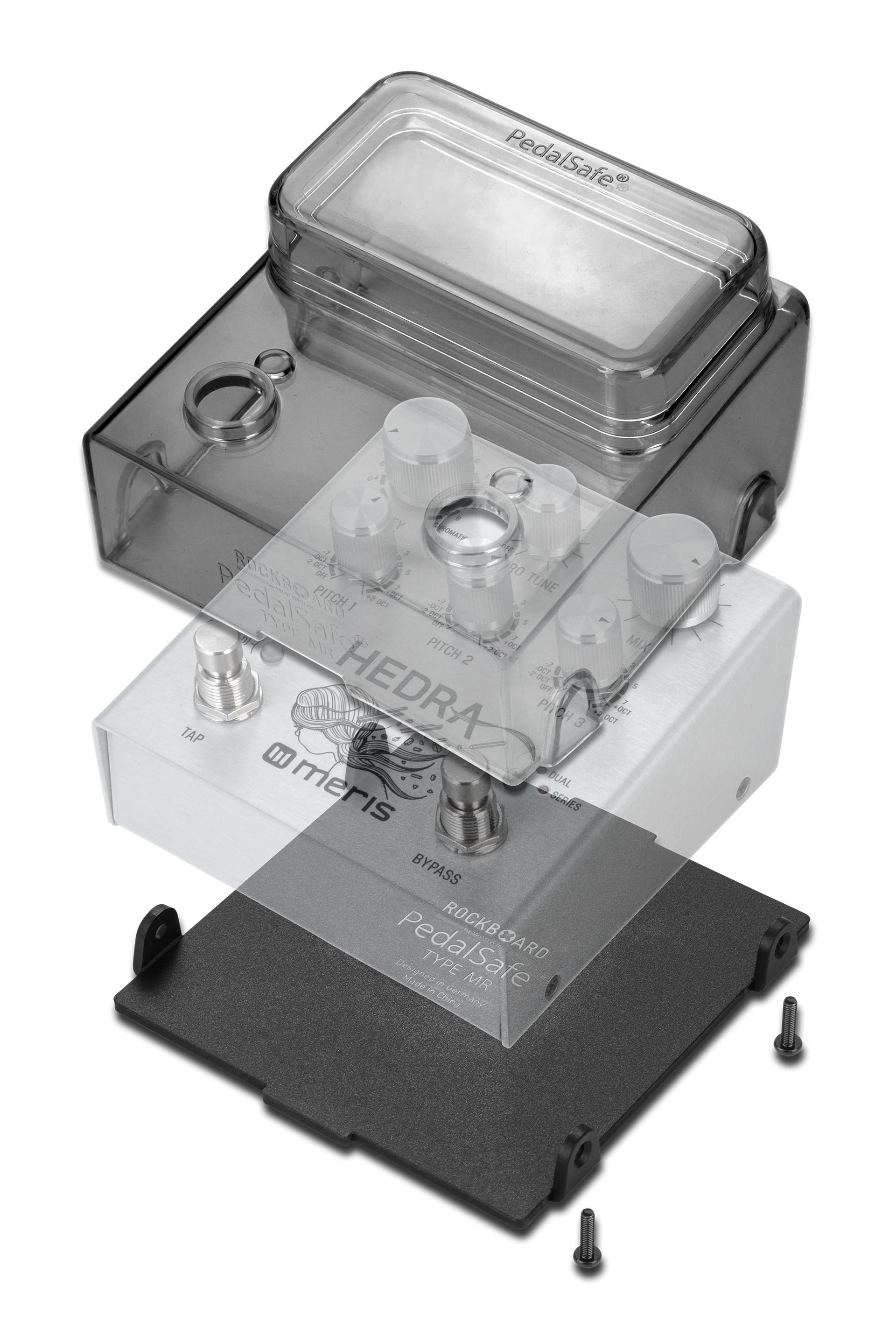PedalSafe Type MR - Protective Cover and Universal Mounting Plate