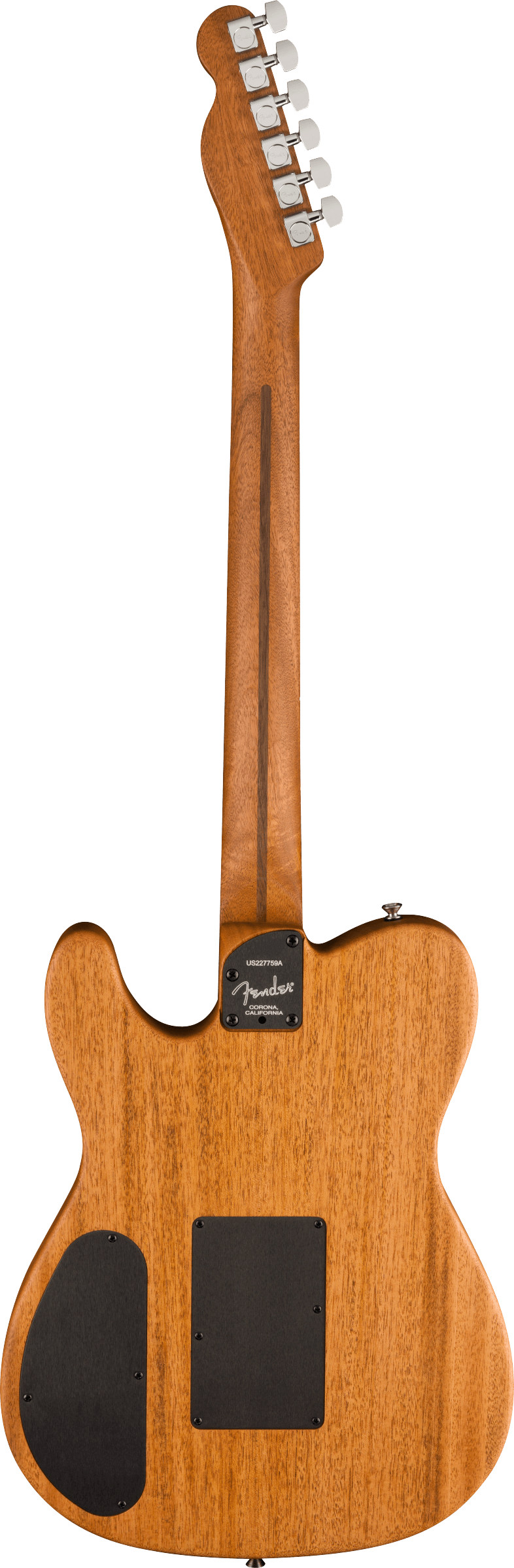 American Acoustasonic® Telecaster® All-Mahogany, Ebony Fingerboard, Bourbon Burst