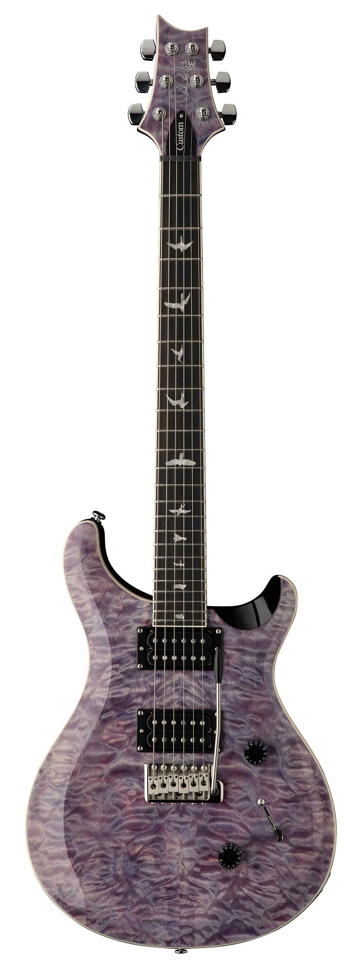 SE CU24 Quilt Violet E-Gitarre