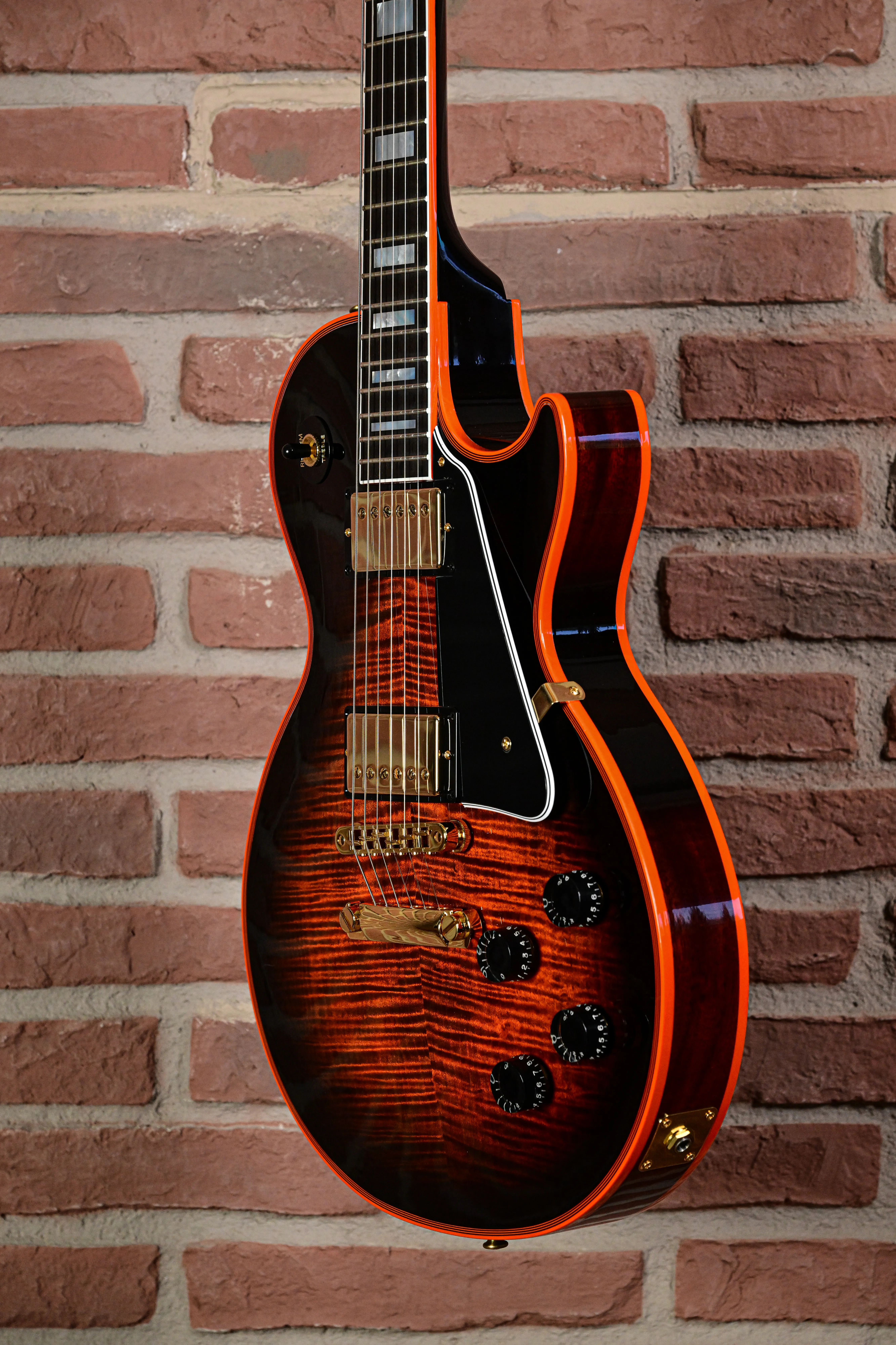 Les Paul Custom Widow Figured Orange Burst M2M Custom Shop