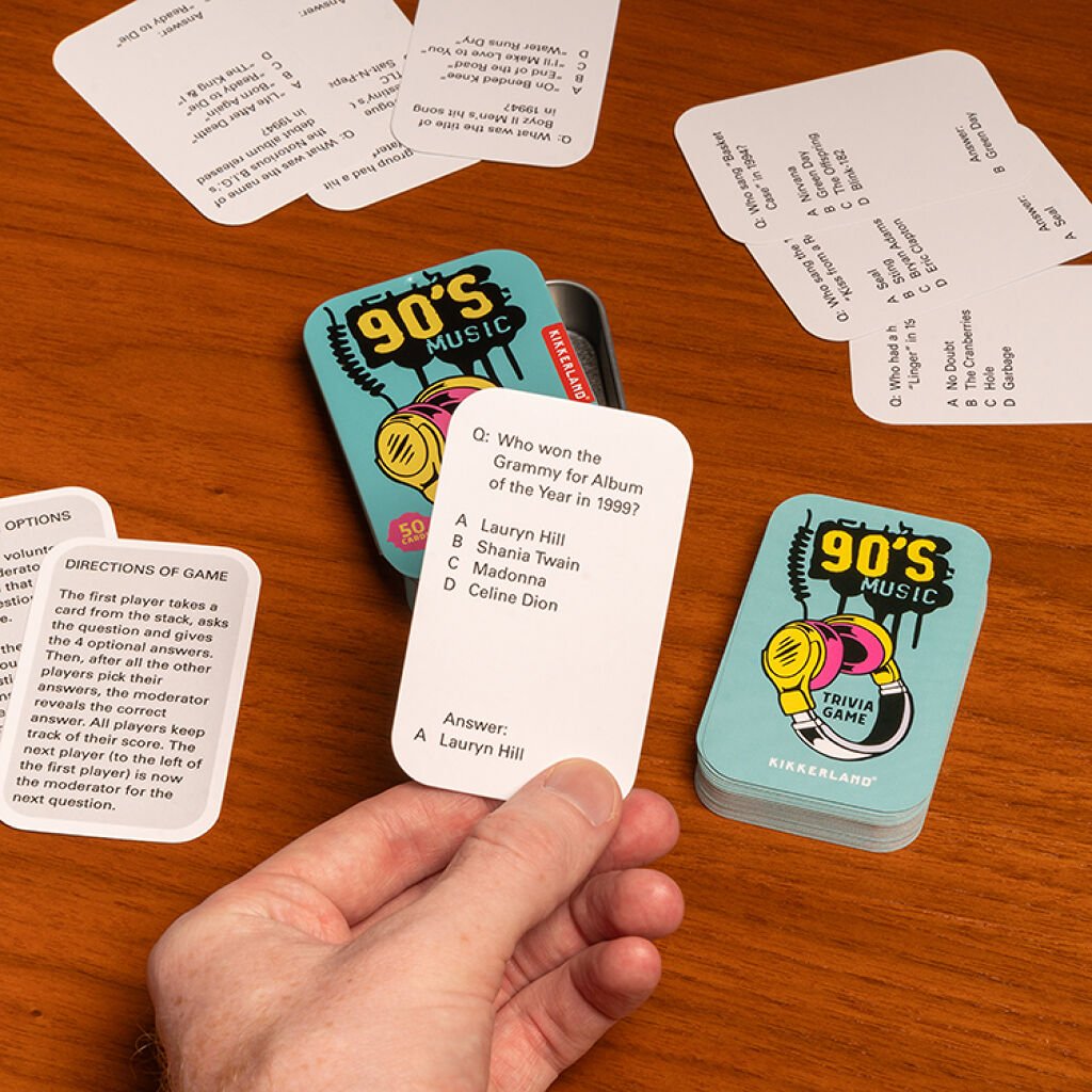 90s Music Trivia Set  