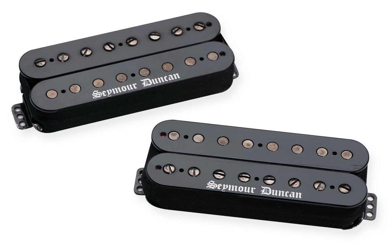 Black Winter - Humbucker Set, 8-String - Black