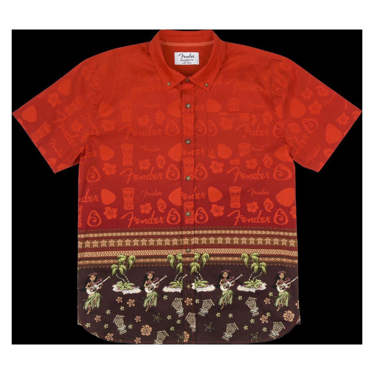 The Hawaiian Button Up Shirt, Multi M