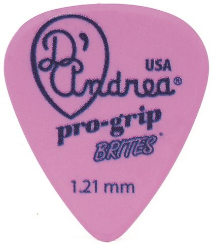 Pro-Grip Brites Picks - 351 Shape (TPGB351 1.12XH), 12 pcs Pick Pack, 1.21 mm, Purple