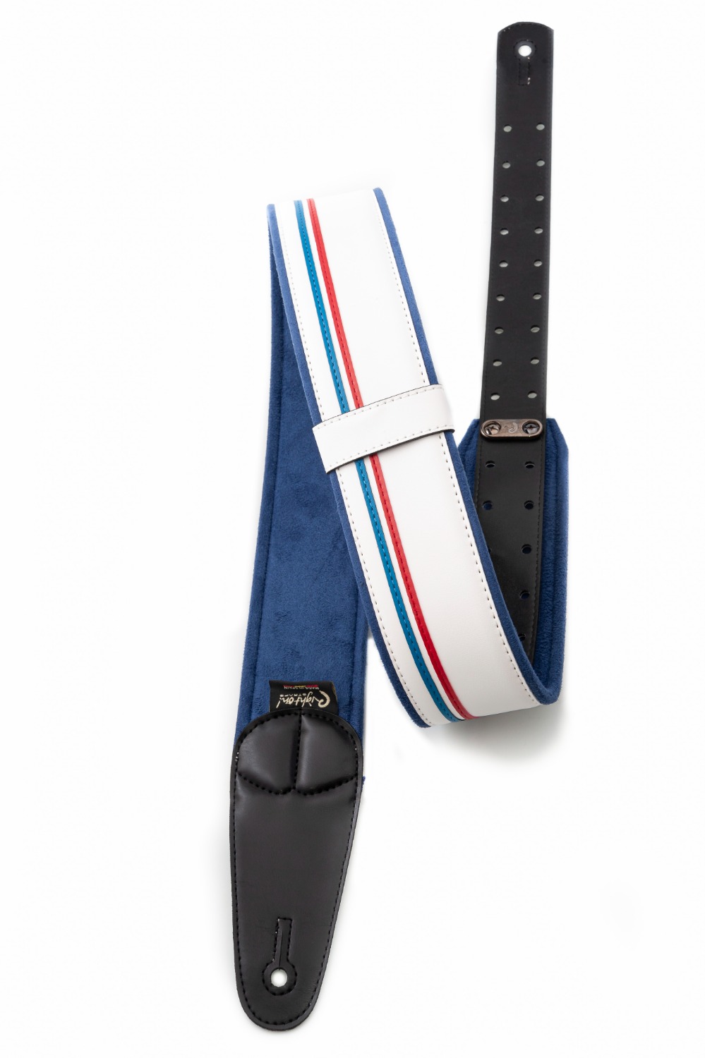 Race-60 White Guitar Strap 
