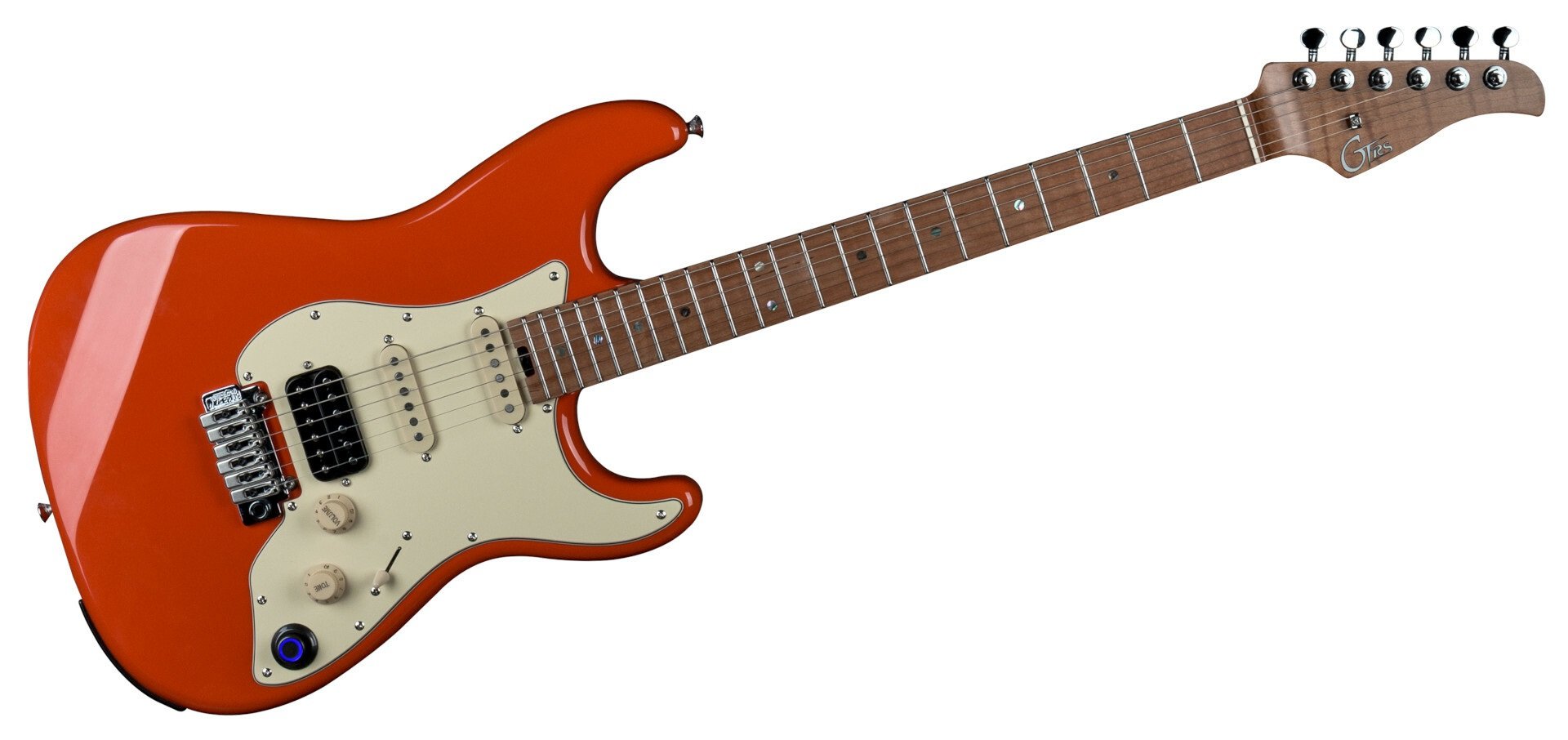 GTRS Guitars Professional 801 Intelligent Guitar (P801) - Fiesta Red