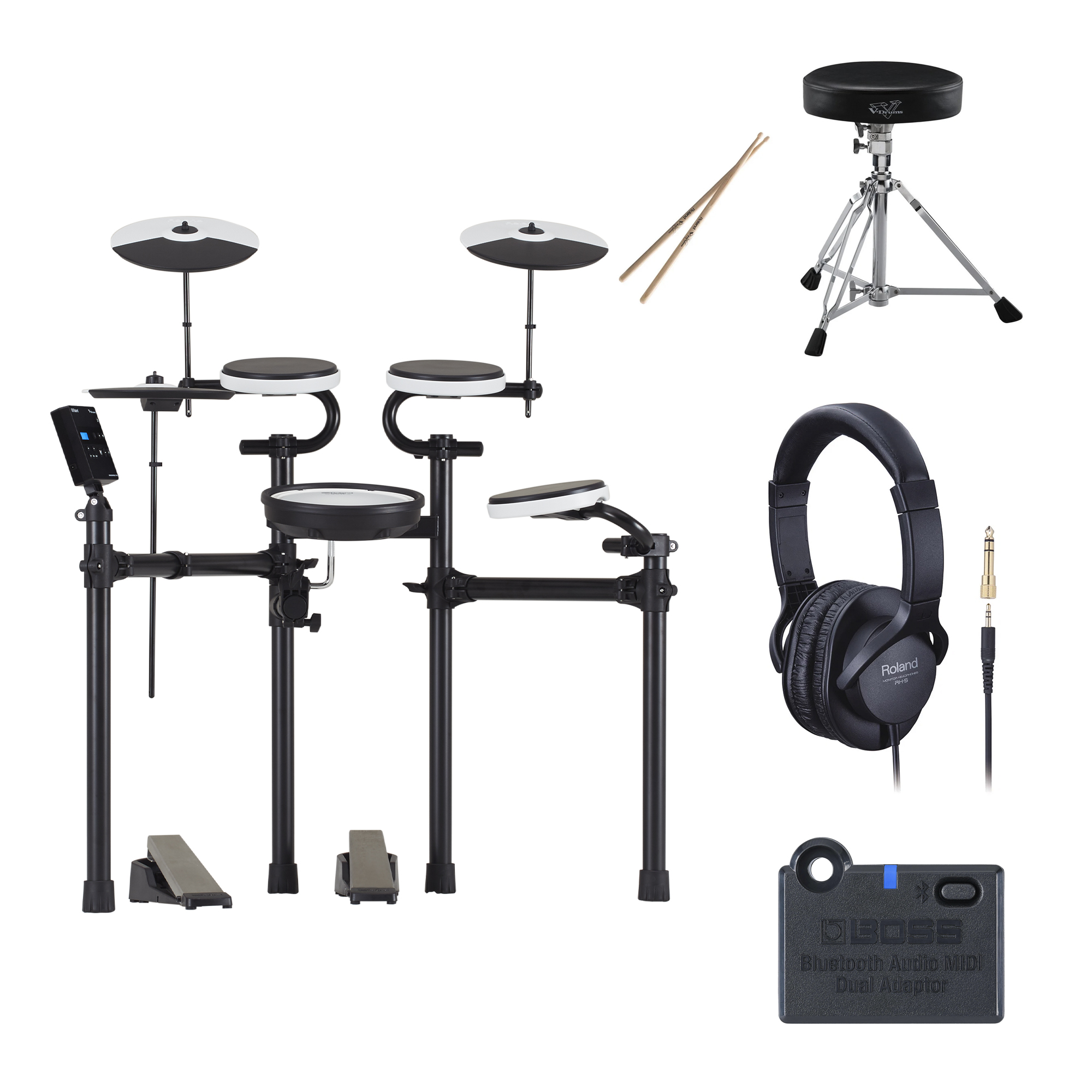 TD-02KV V-Drums Set Bundle 2: Complete