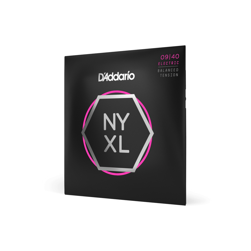 NYXL0940BT Nickel Wound Electric Guitar Strings, Balanced Tension Super Light, 09-40