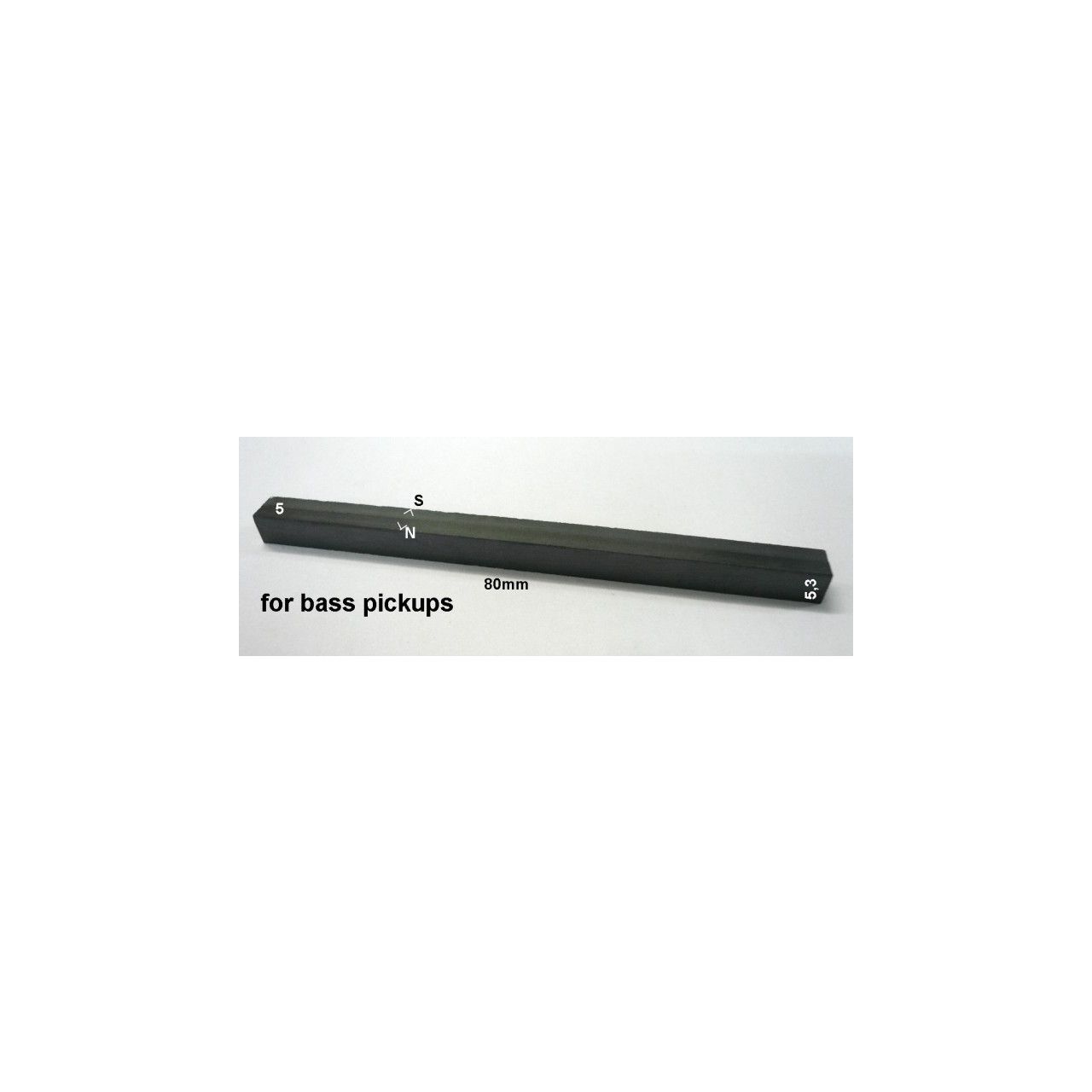 MX801 Ox Magnet, 80 x 5,3 x 5 mm (N-S)