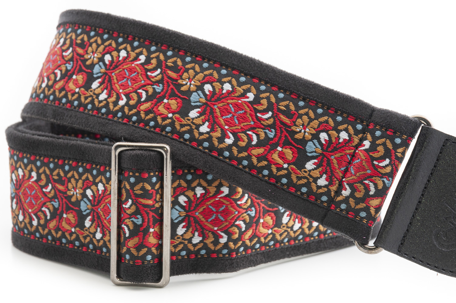 Woodstock II Red Guitar Strap 
