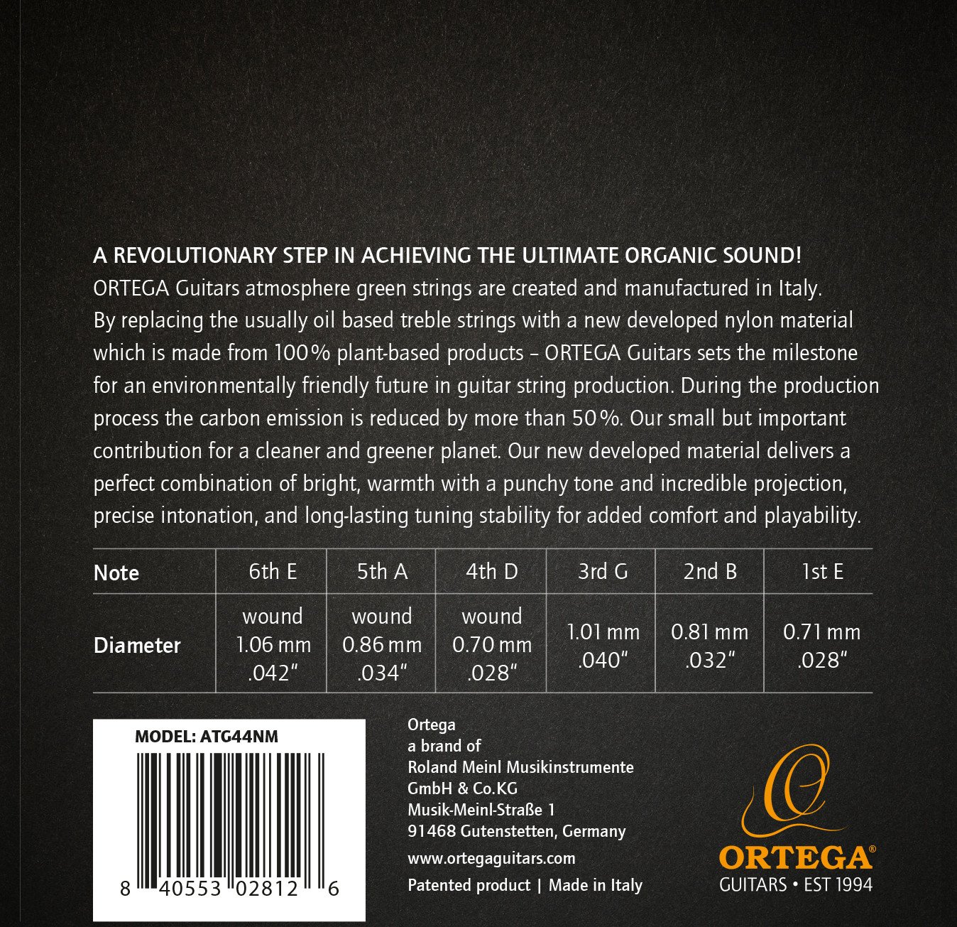 ATG44NM Classical Strings Medium Extra D Saite