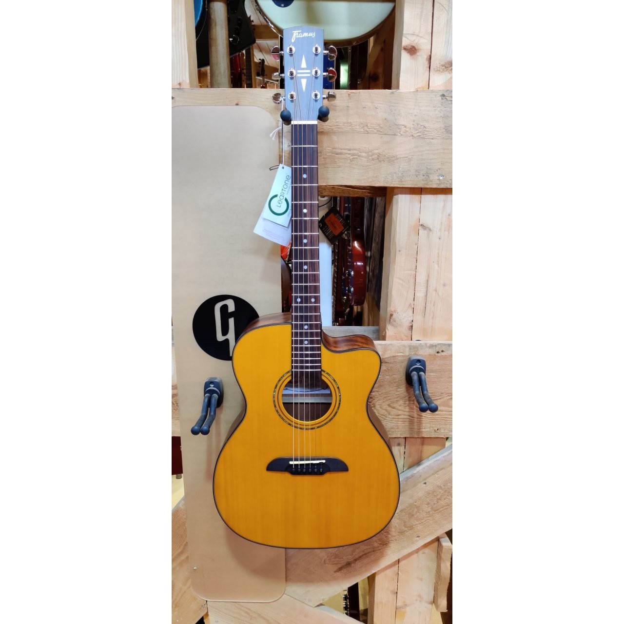 Legacy FF 14 SV Folk - Satin Yellow - Westerngitarre mit Tonabnehmer