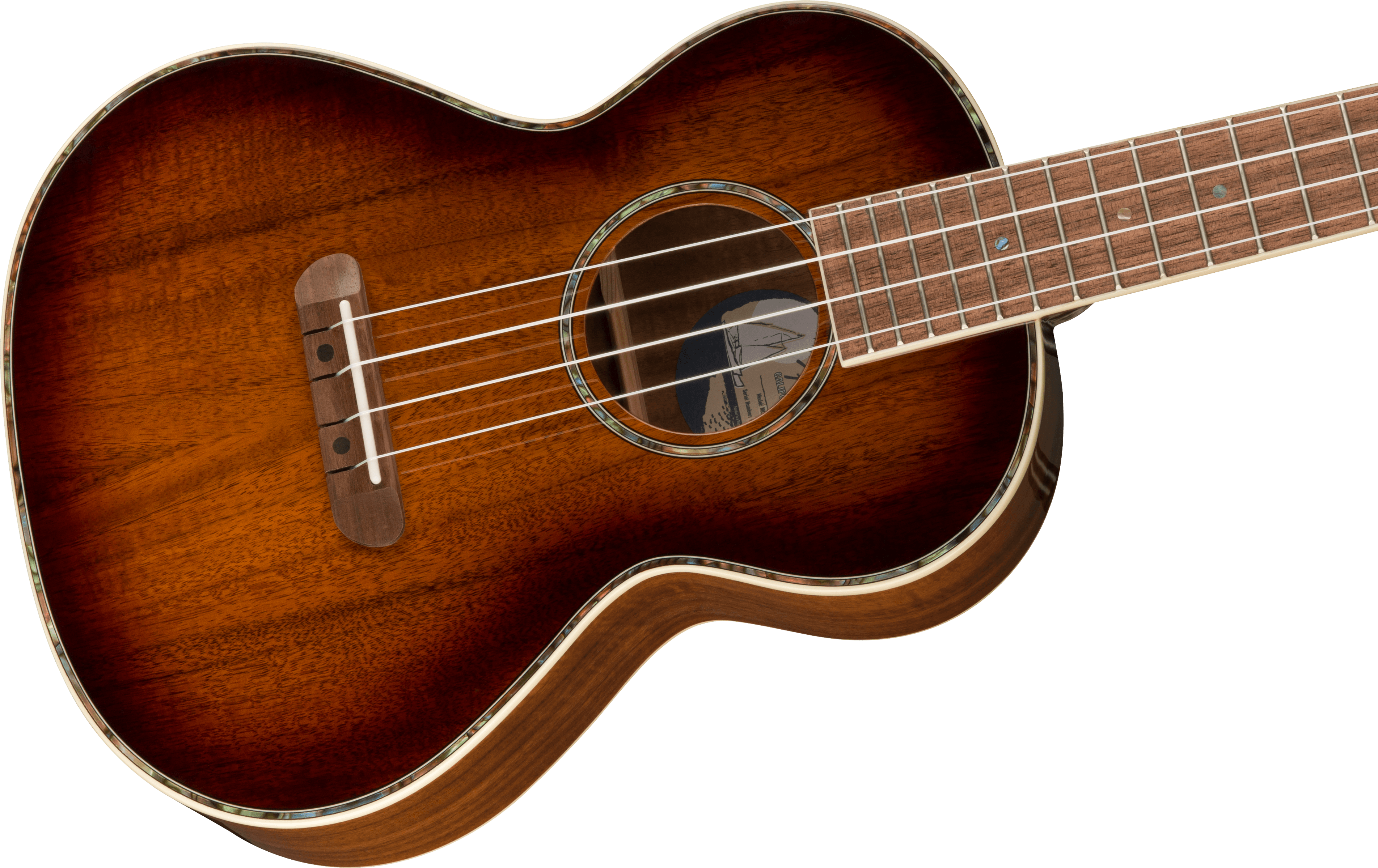 Montecito Tenor Ukulele, Walnut Fingerboard, Shaded Edge Burst
