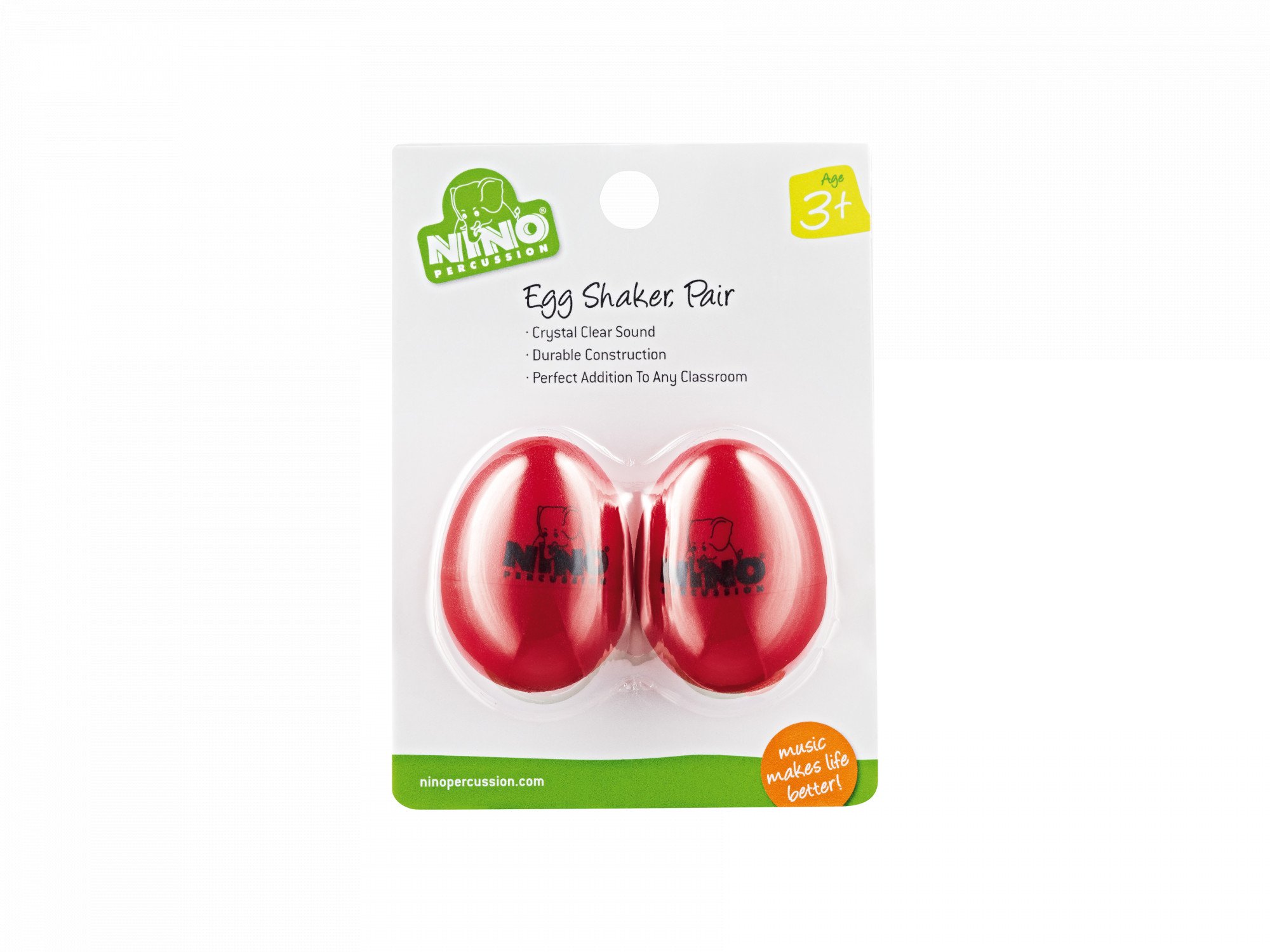 Egg Shaker Paar Red
