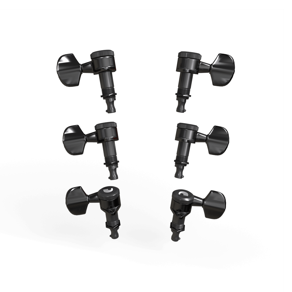 Auto-Trim Stimm-Mechaniken, 3 + 3 Setup, schwarz