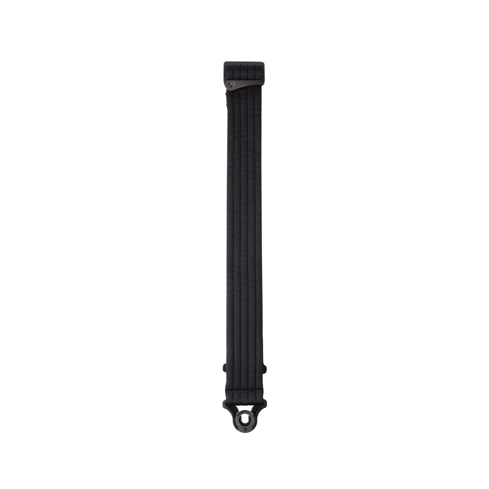 Auto Lock Gitarrengurt gepolstert, schwarze Streifen
