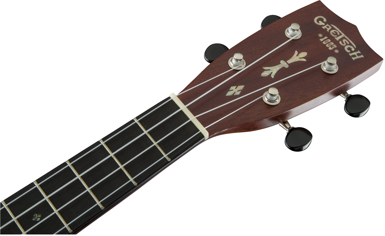G9112 Resonator-Ukulele Biscuit Cone, Honey Mahogany Stain