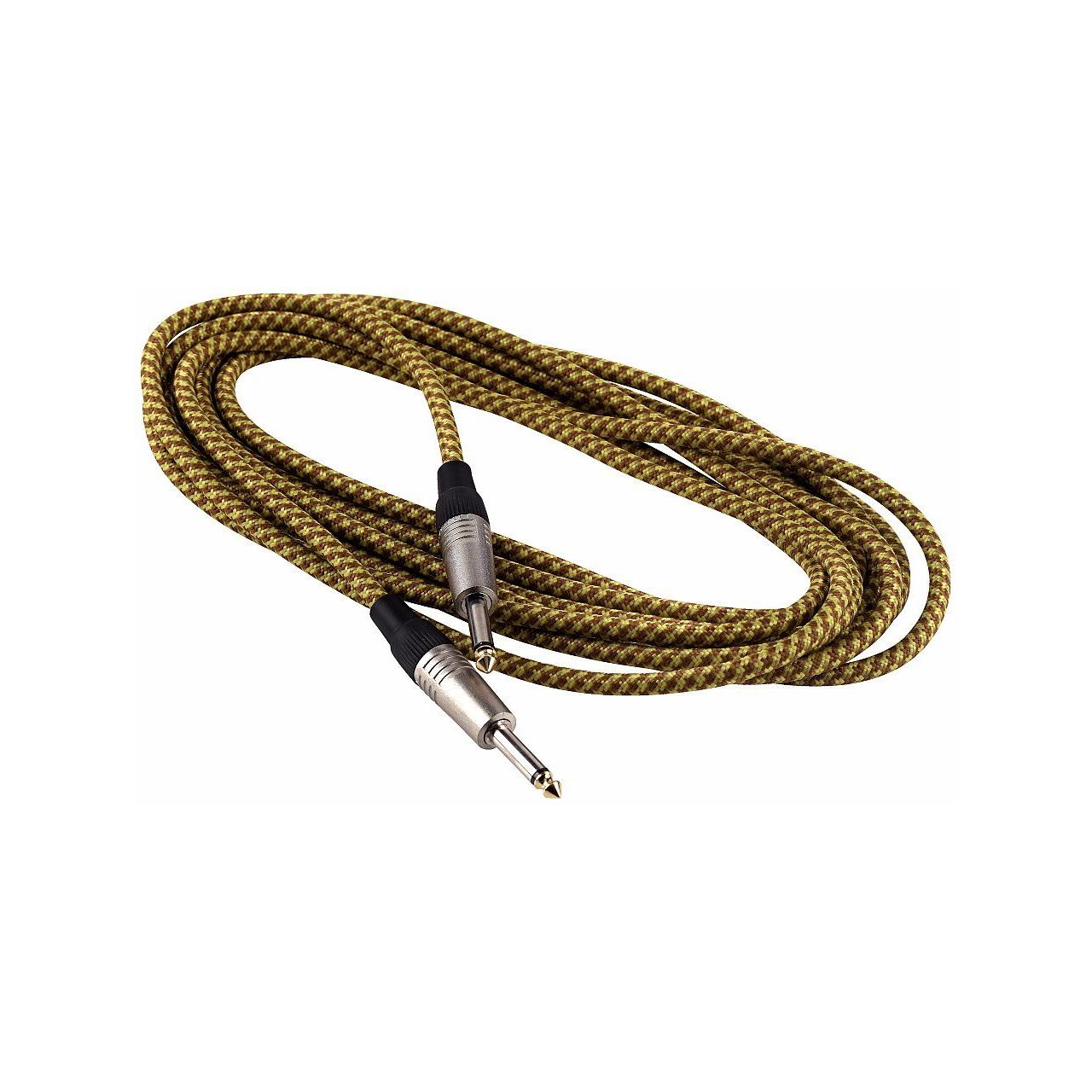 Instrument Cable, 3m/10 ft,straight
RCL 30203 Instrumentenkabel 3m Gold Tweed