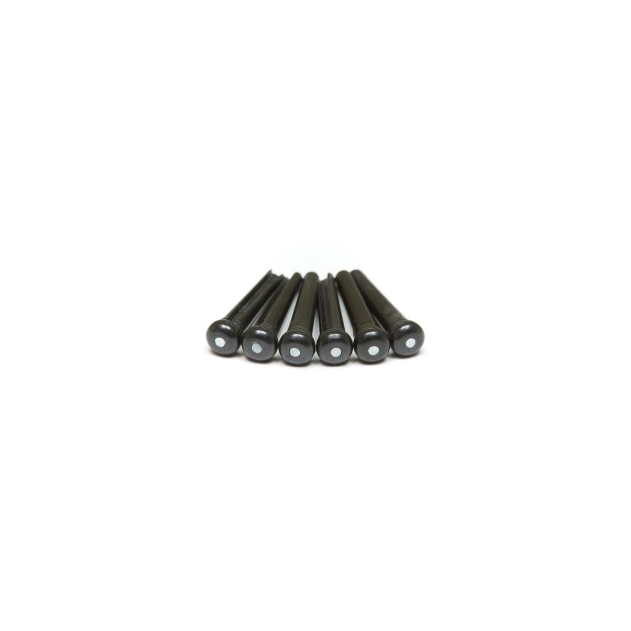 TUSQ Bridge Pins Martin 2 mm Black-Mother of Pearl, 6 pcs