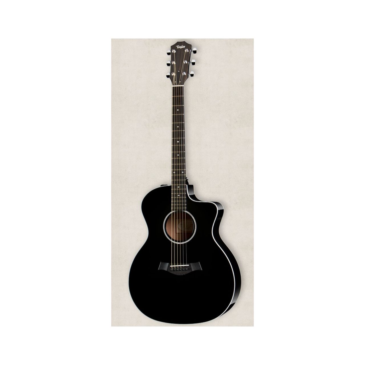 214ce-BLK DLX - Westerngitarre mit Tonabnehmer