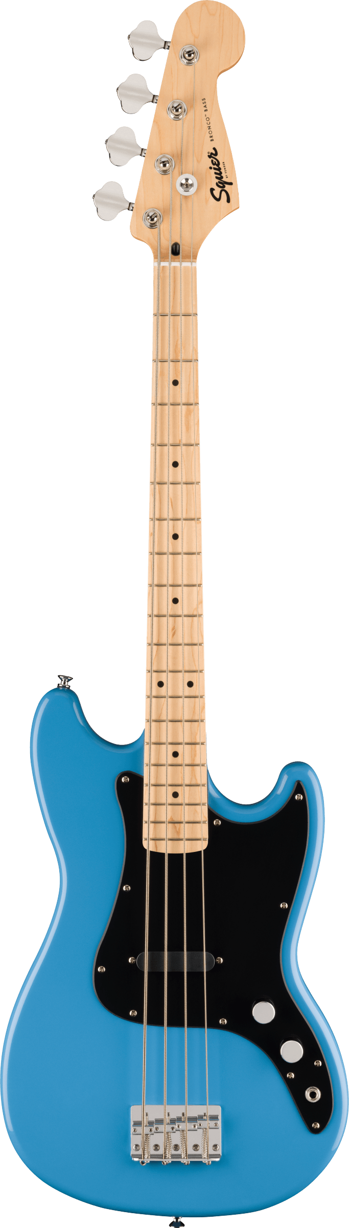 FSR Squier Sonic® Bronco® Bass, Maple Fingerboard, Black Pickguard, California Blue