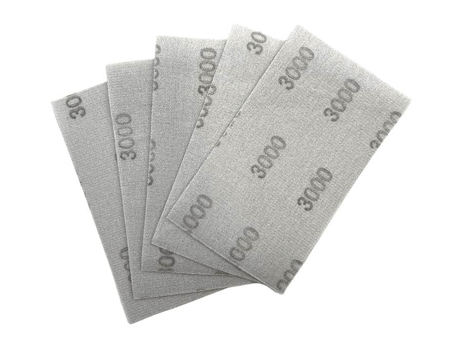 Flex sandpaper 130 x 75 mm sheets P3000 - 5 pcs
