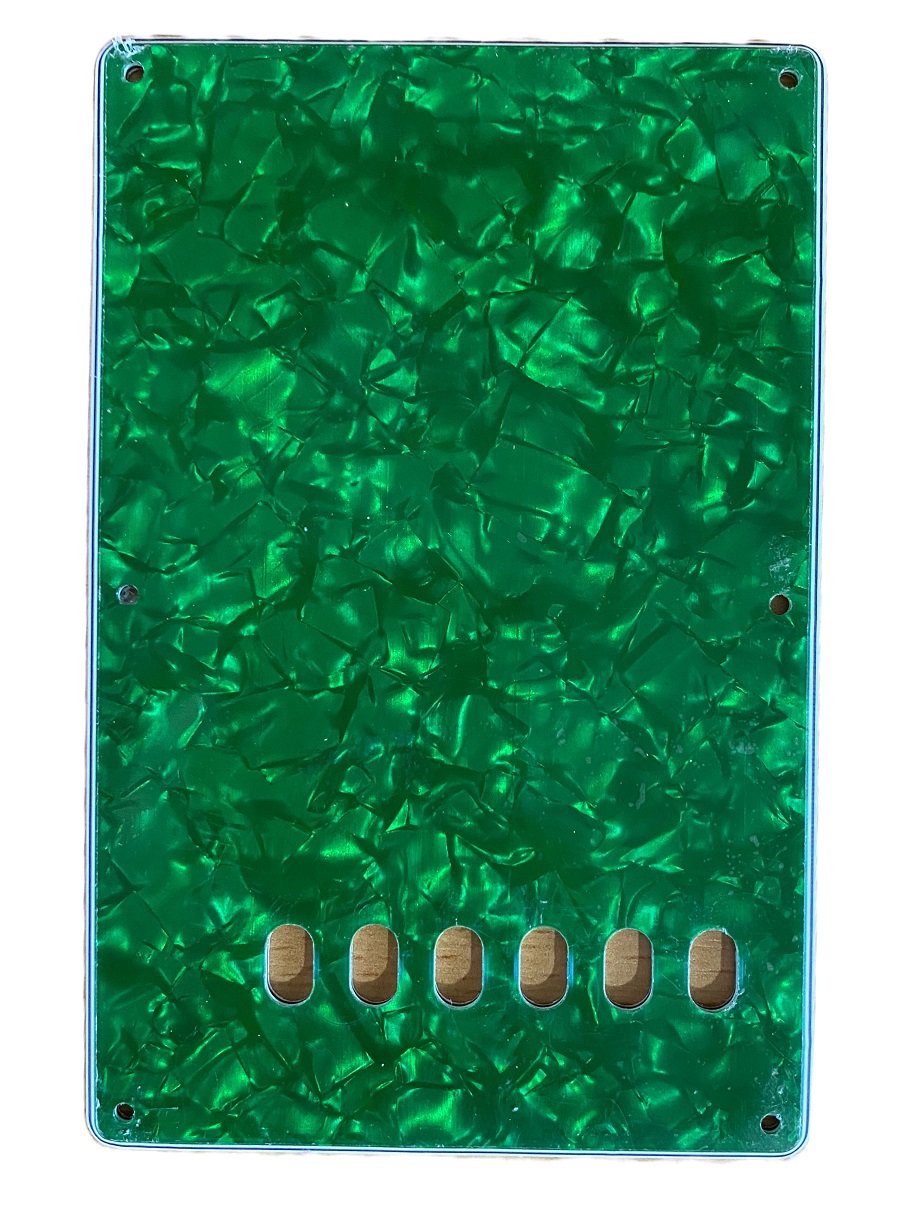 Grün Pearloid Backplate für Strat Style E-Gitarre