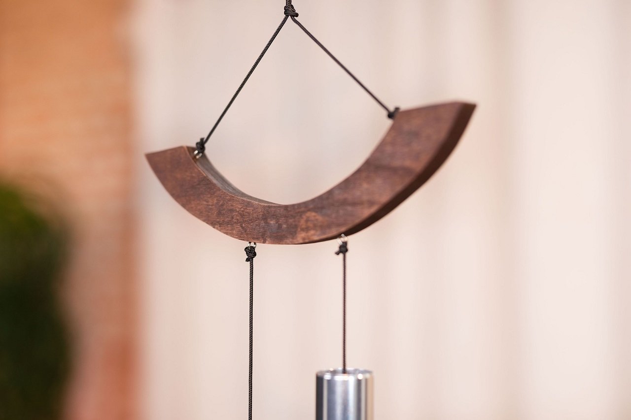 Moon Meditation Chime 35" / 88 cm, Silber