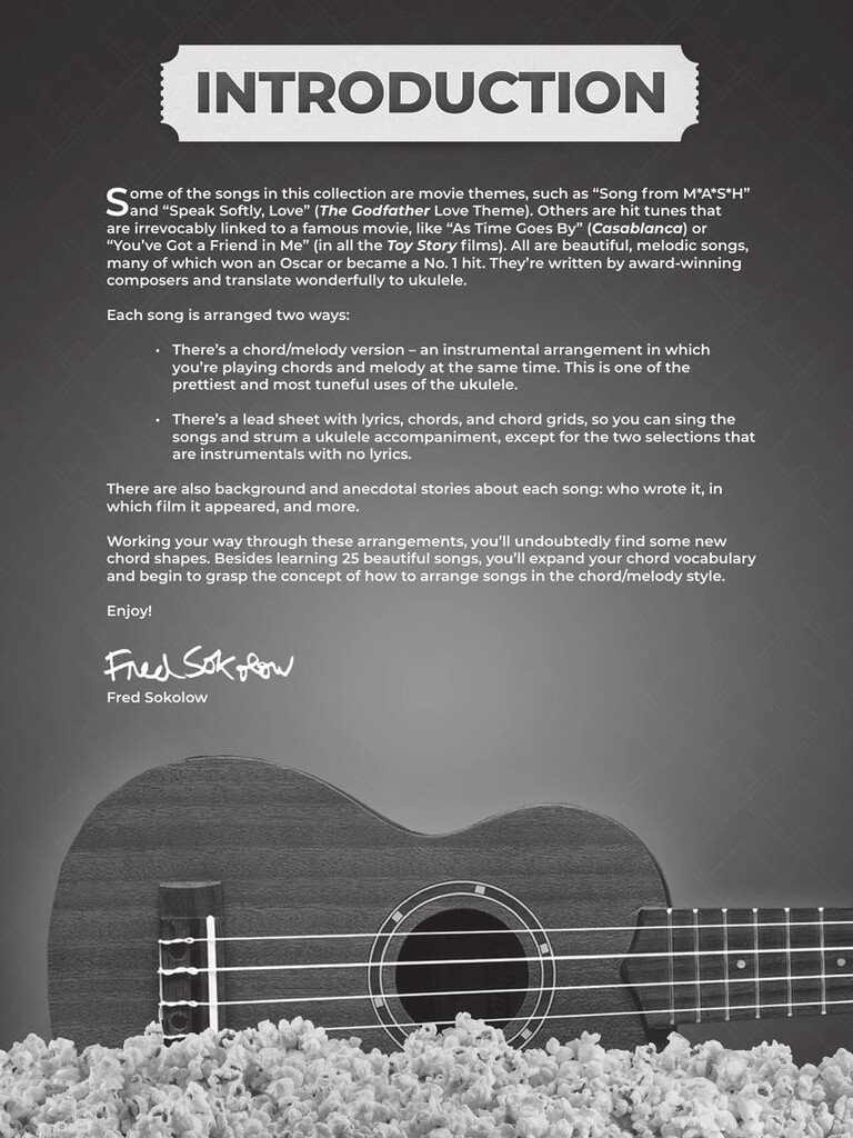 Movie Songs for Solo Fingerstyle Ukulele 