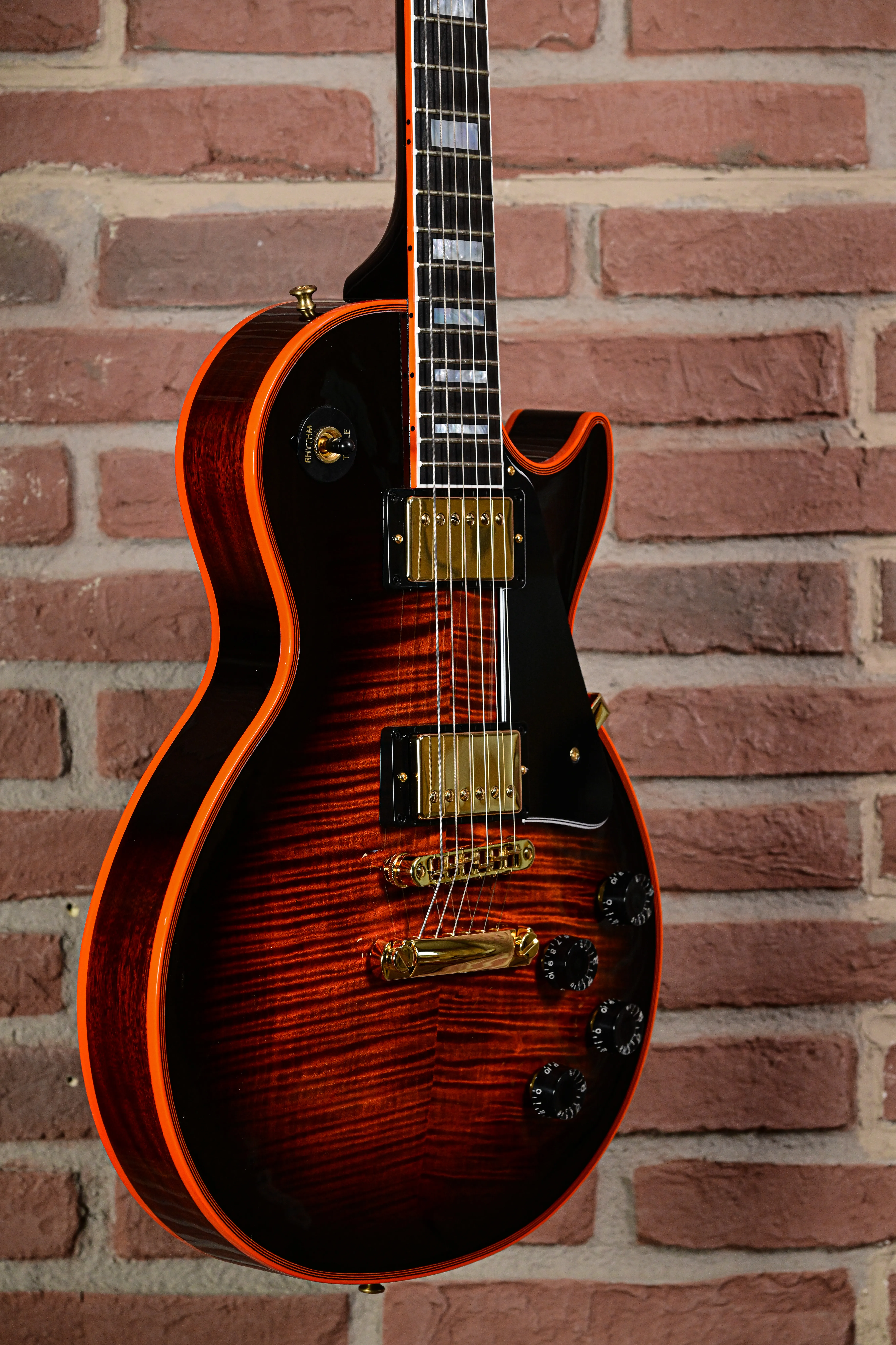 Les Paul Custom Widow Figured Orange Burst M2M Custom Shop